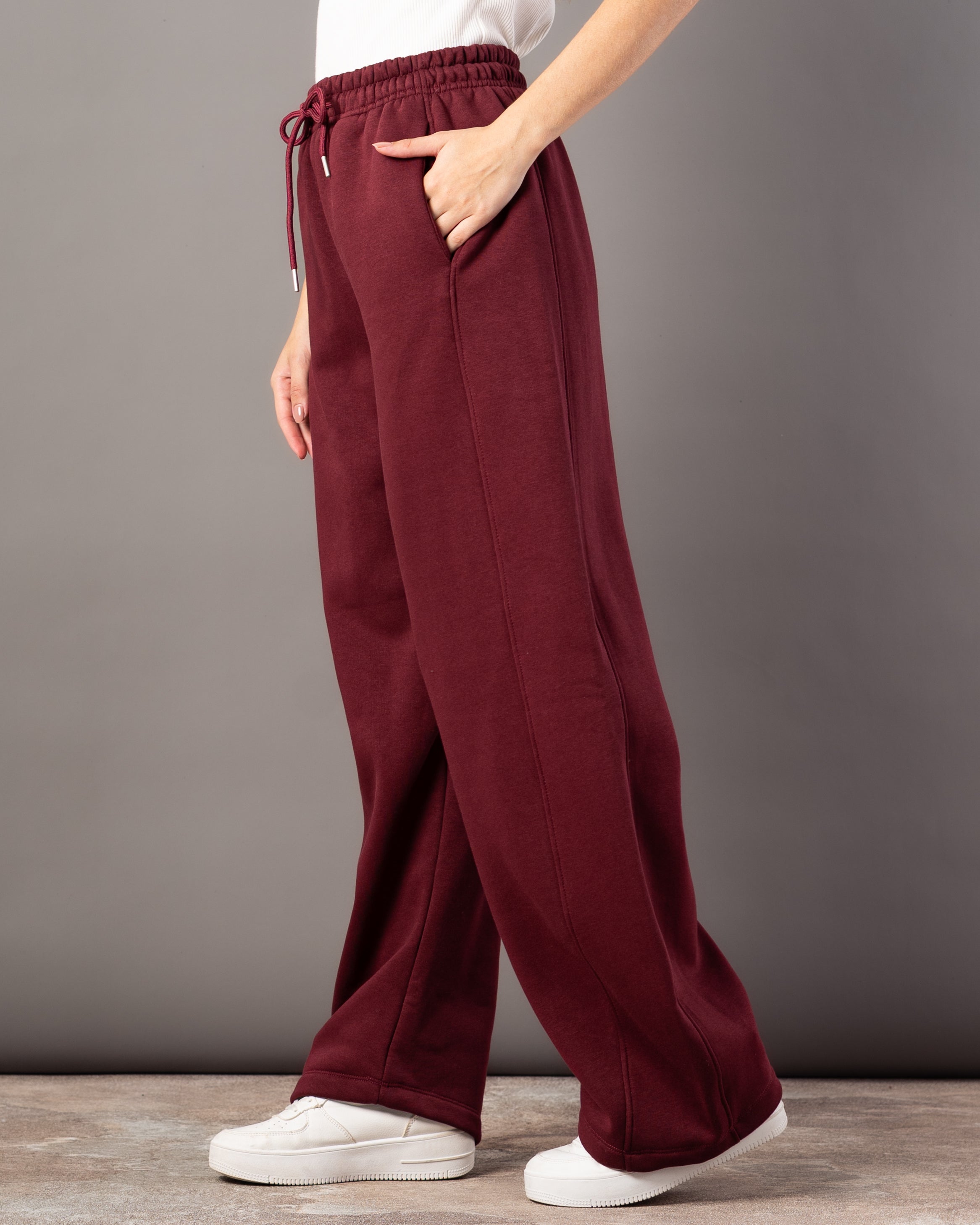 Milton Trouser – Plain Wide-Leg (Double Side Stripes)