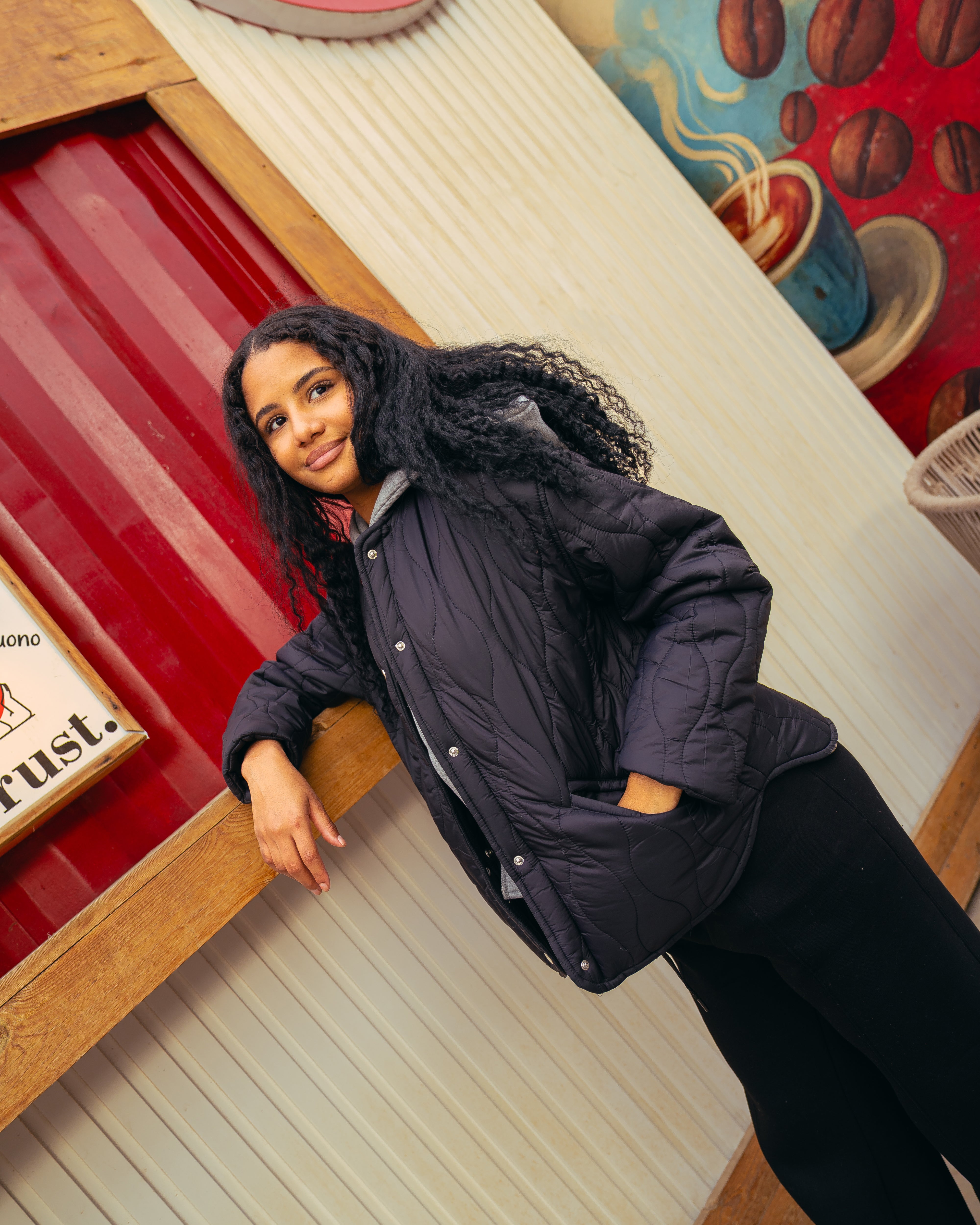 Hooded Melton - Fabric Jacket