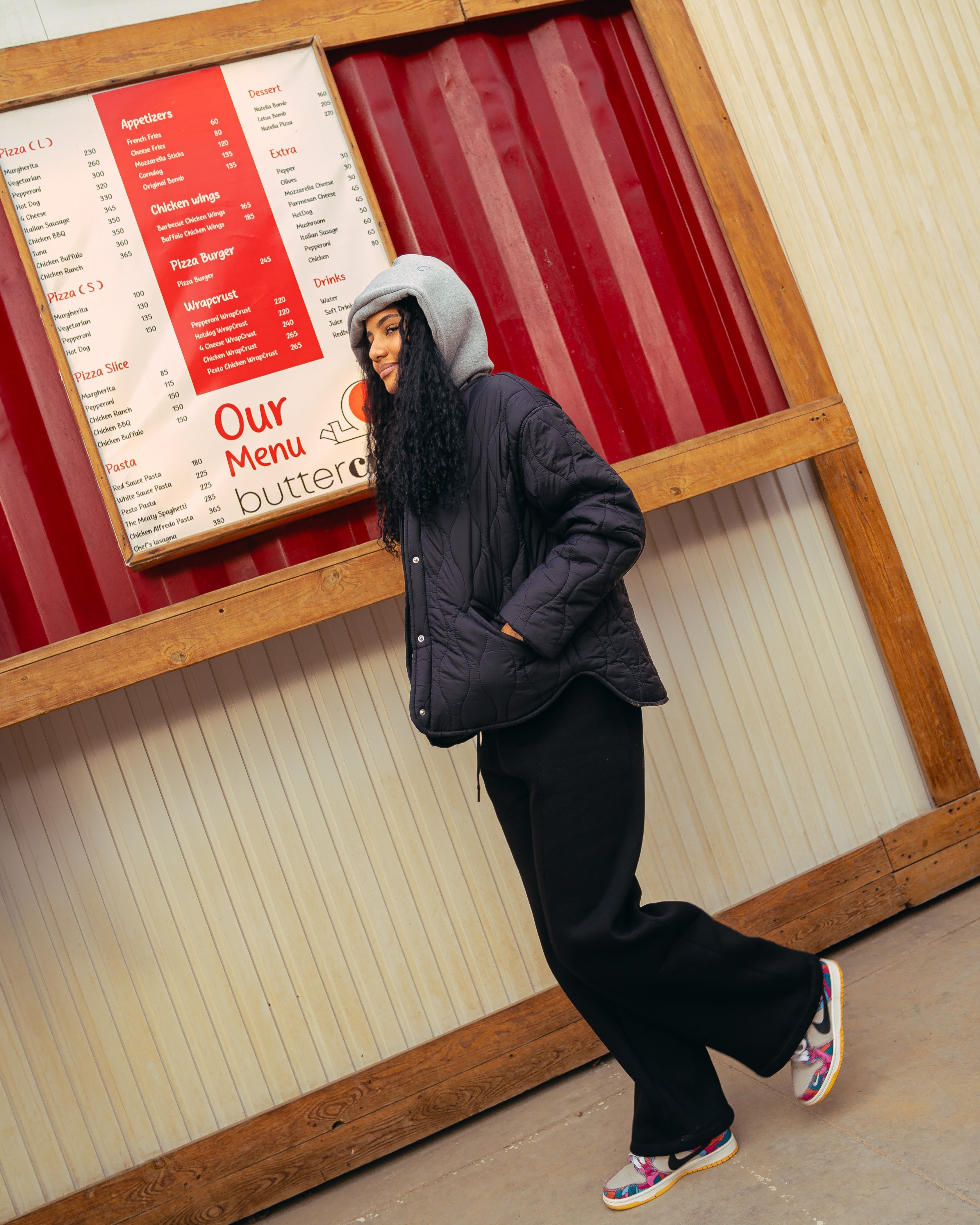 Hooded Melton - Fabric Jacket