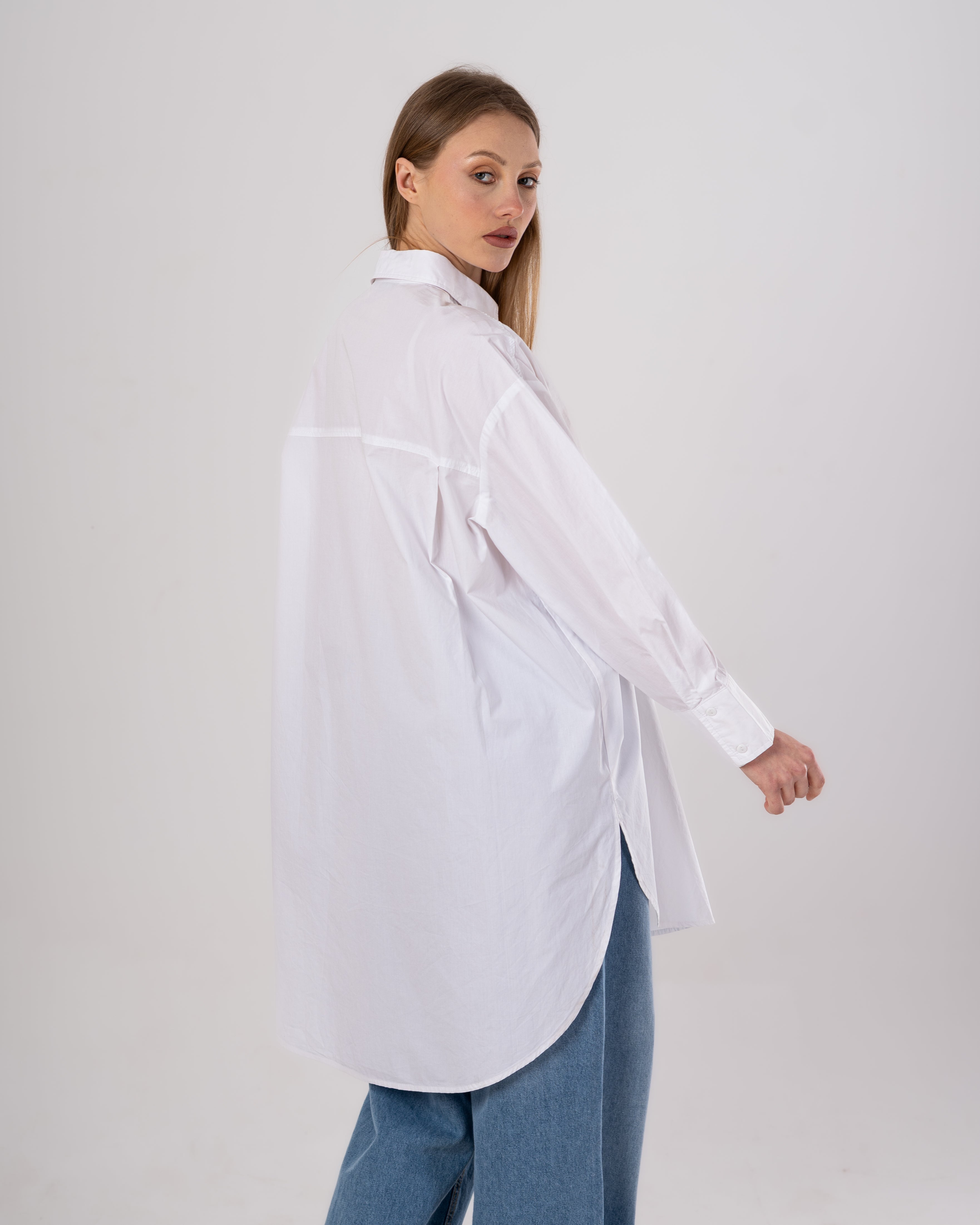 Shirt - Plain Long (Chest Pocket)