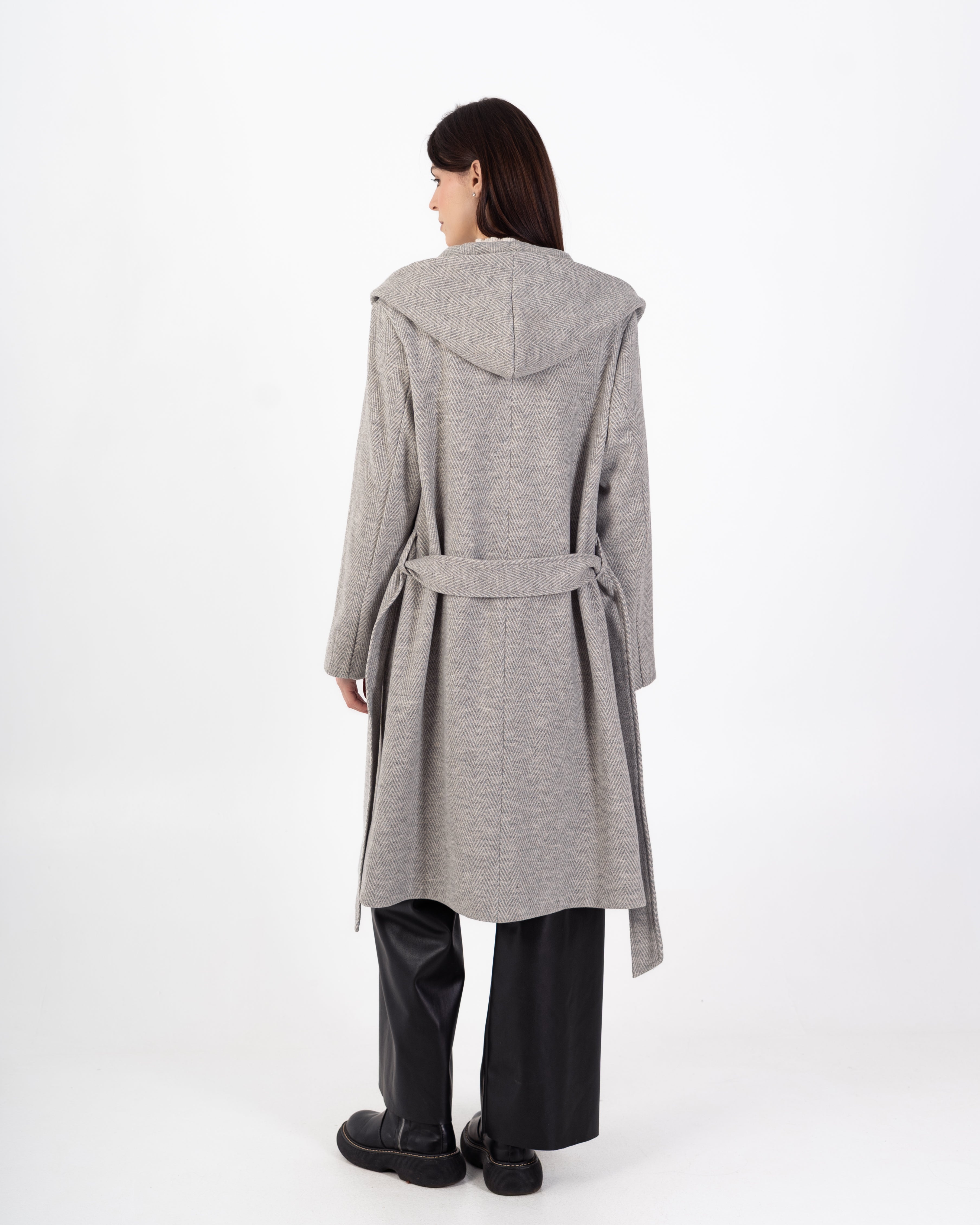 كارديجان صوف – سادة (غطاء رأس واسع)