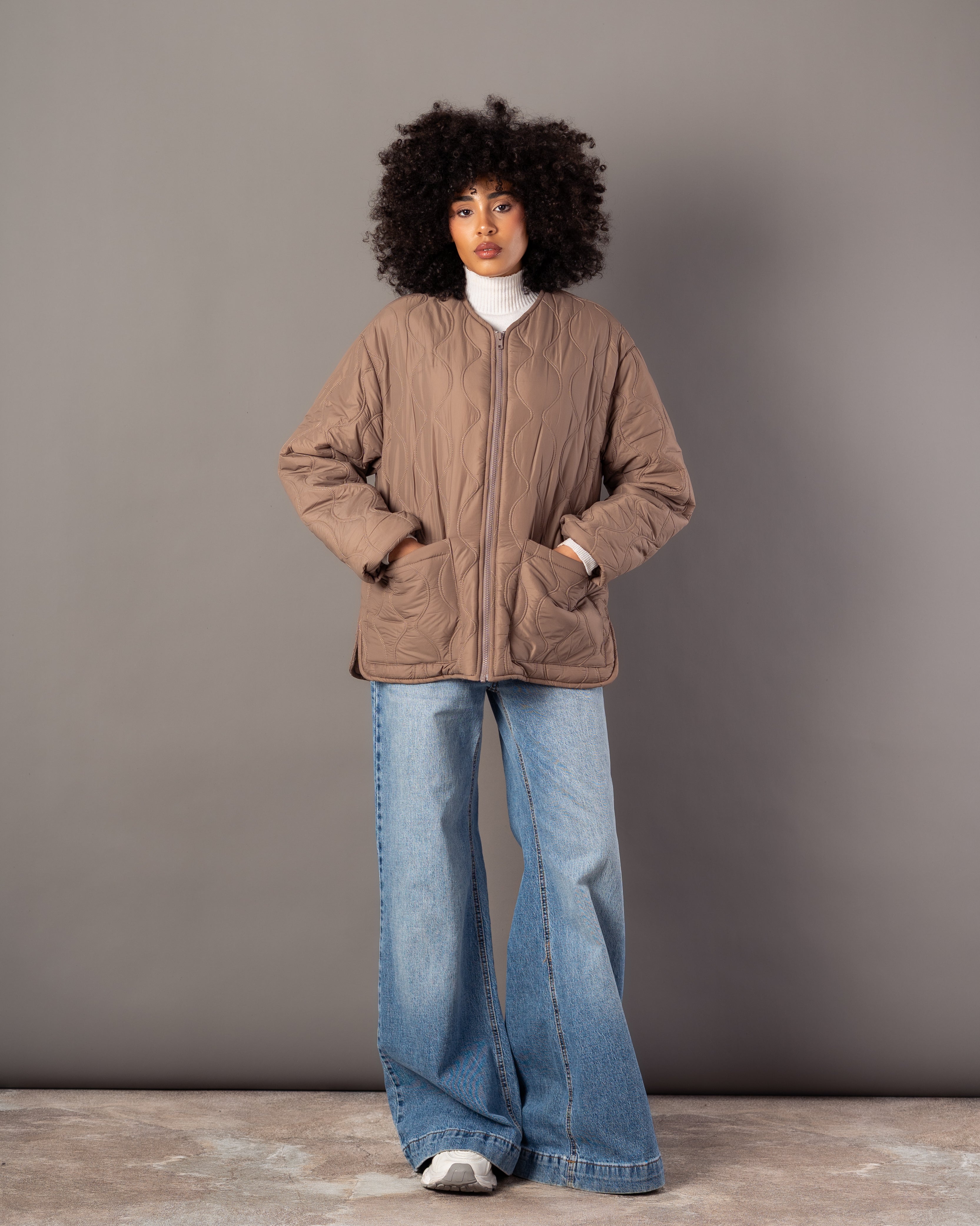 Waterproof Jacket – Round Neck (Pockets)