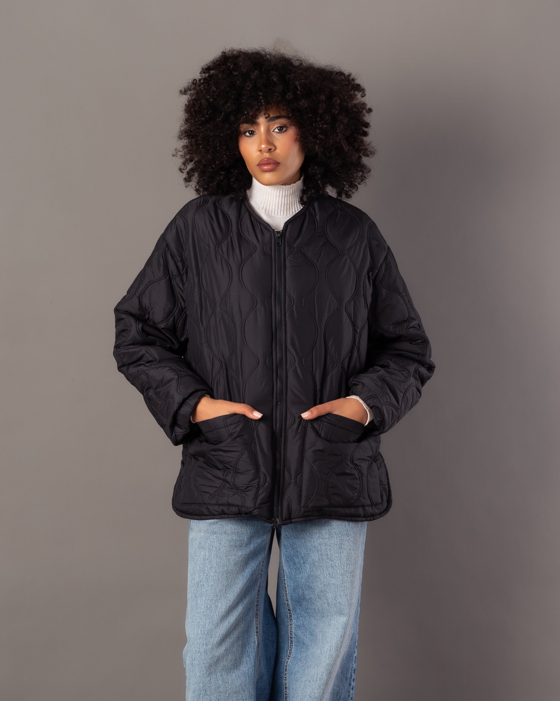 Waterproof Jacket – Round Neck (Pockets)