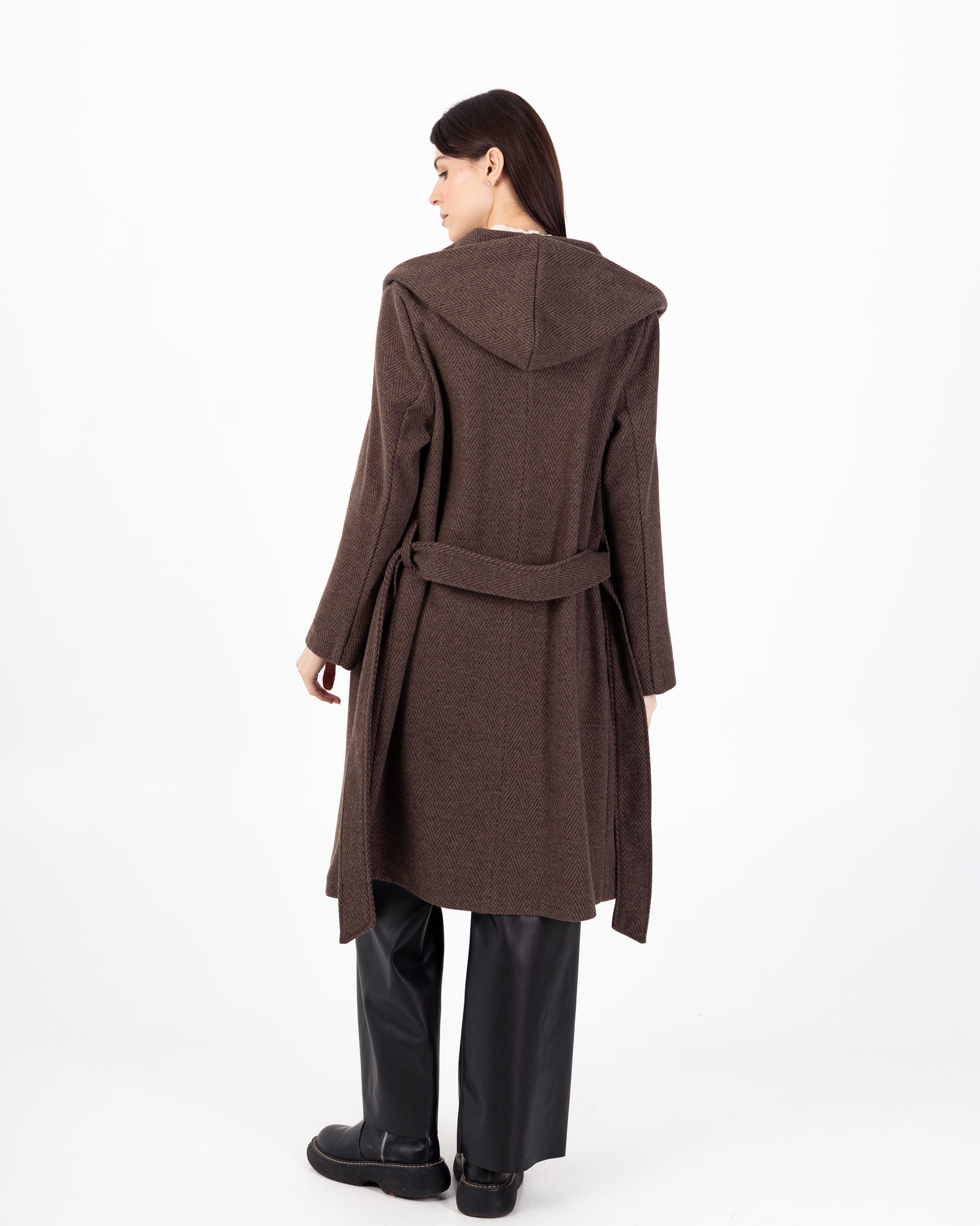 كارديجان صوف – سادة (غطاء رأس واسع)