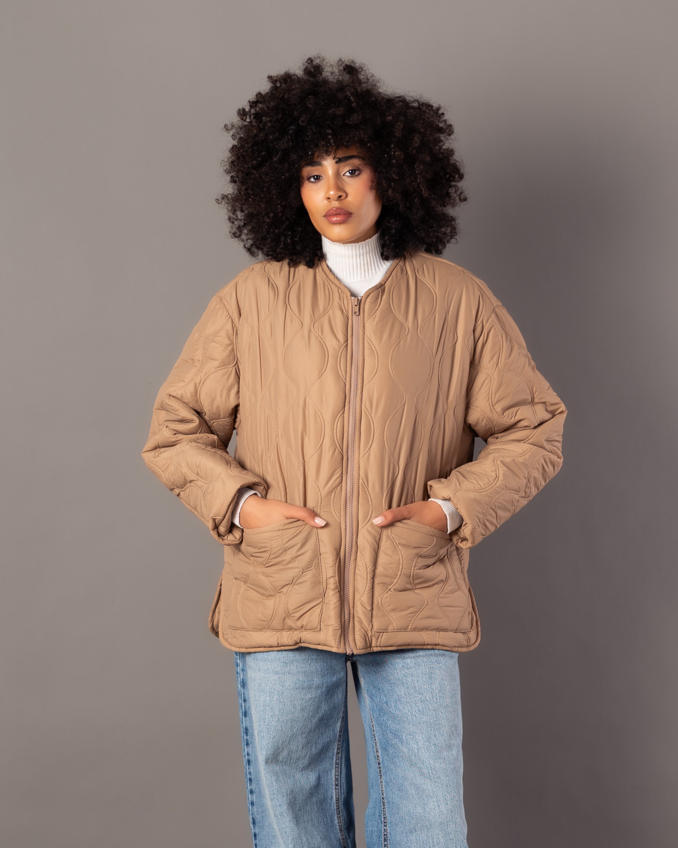 Waterproof Jacket – Round Neck (Pockets)