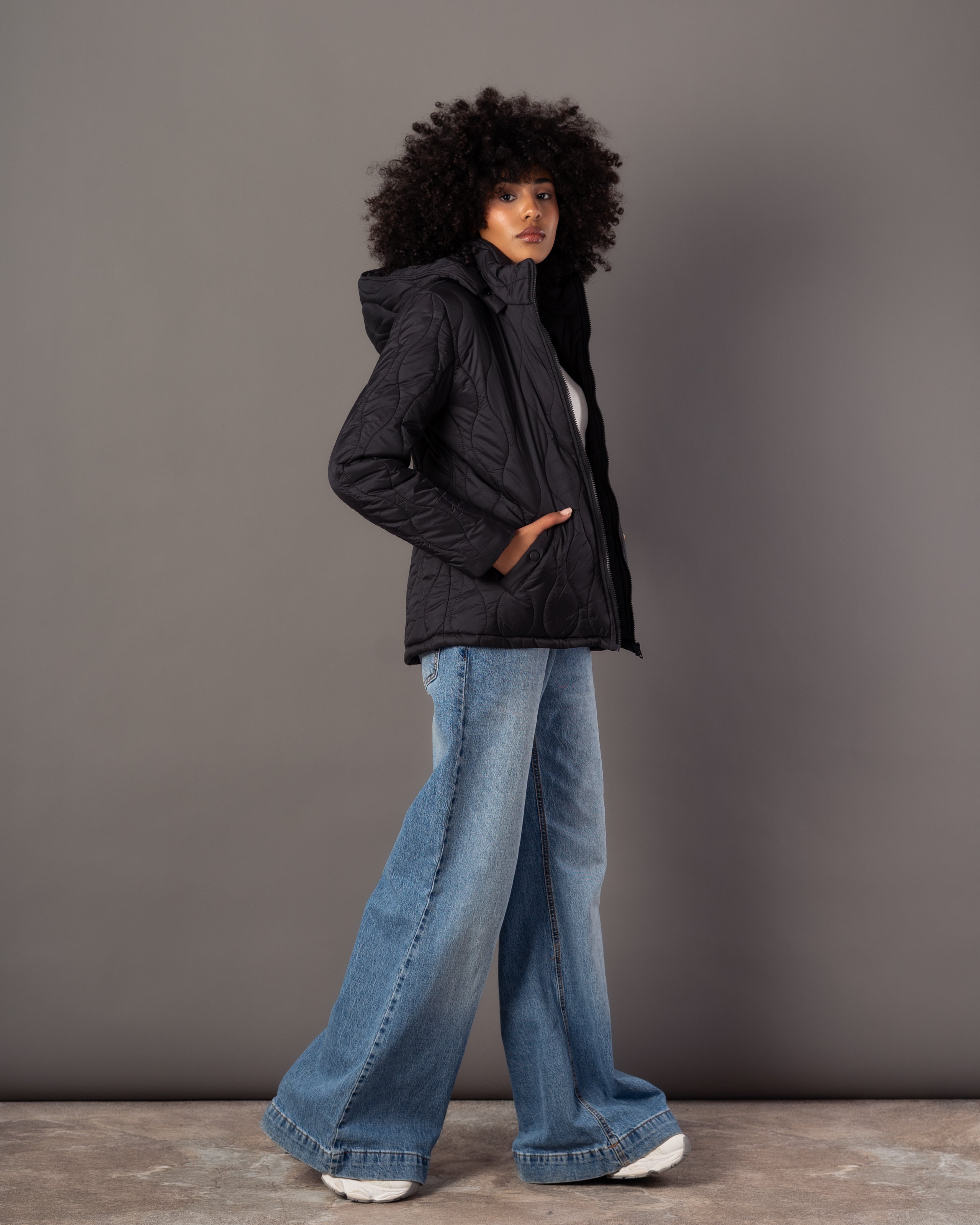 Waterproof Jacket – Hooded (Slit Pockets, Capsule Buttons)