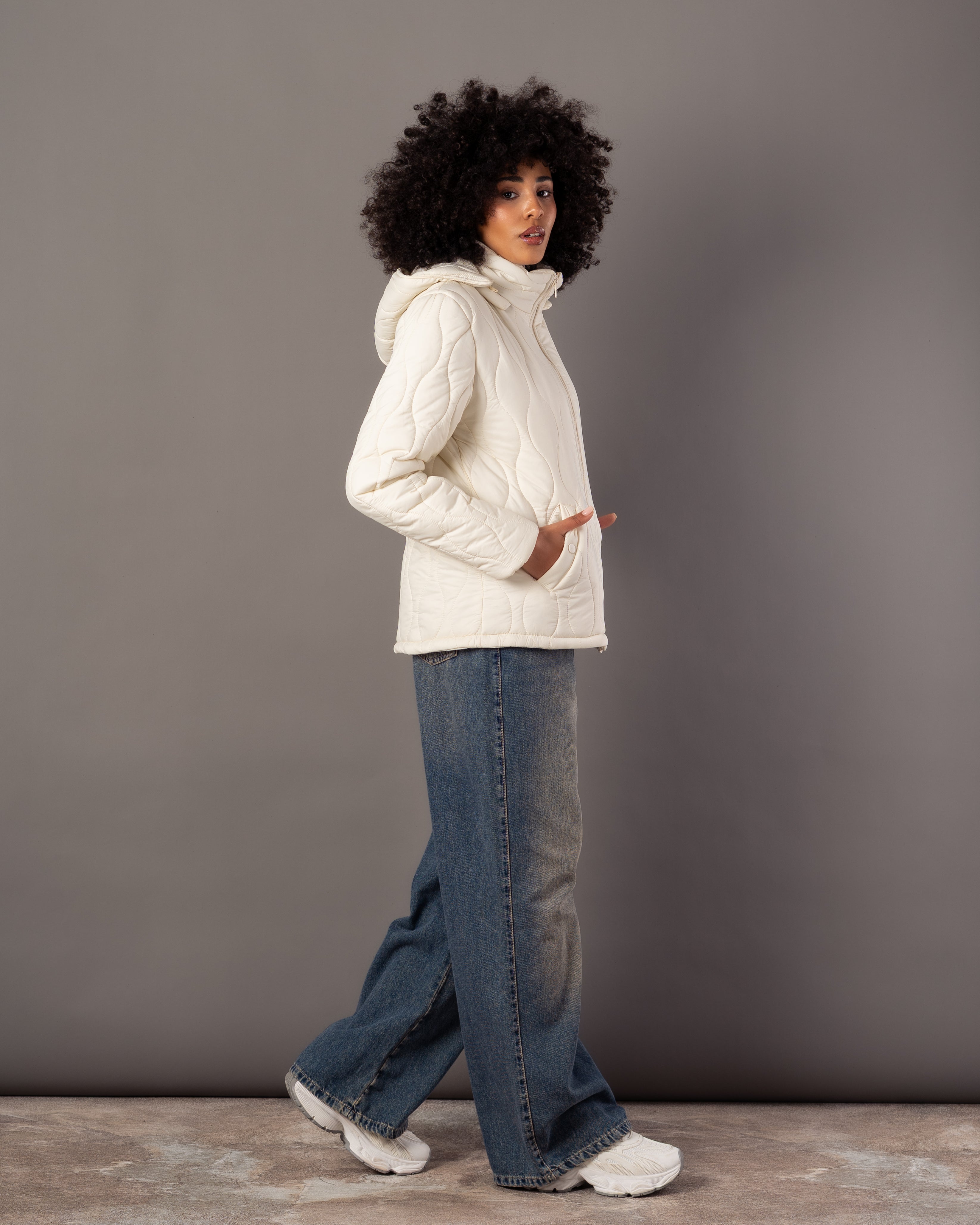 Waterproof Jacket – Hooded (Slit Pockets, Capsule Buttons)