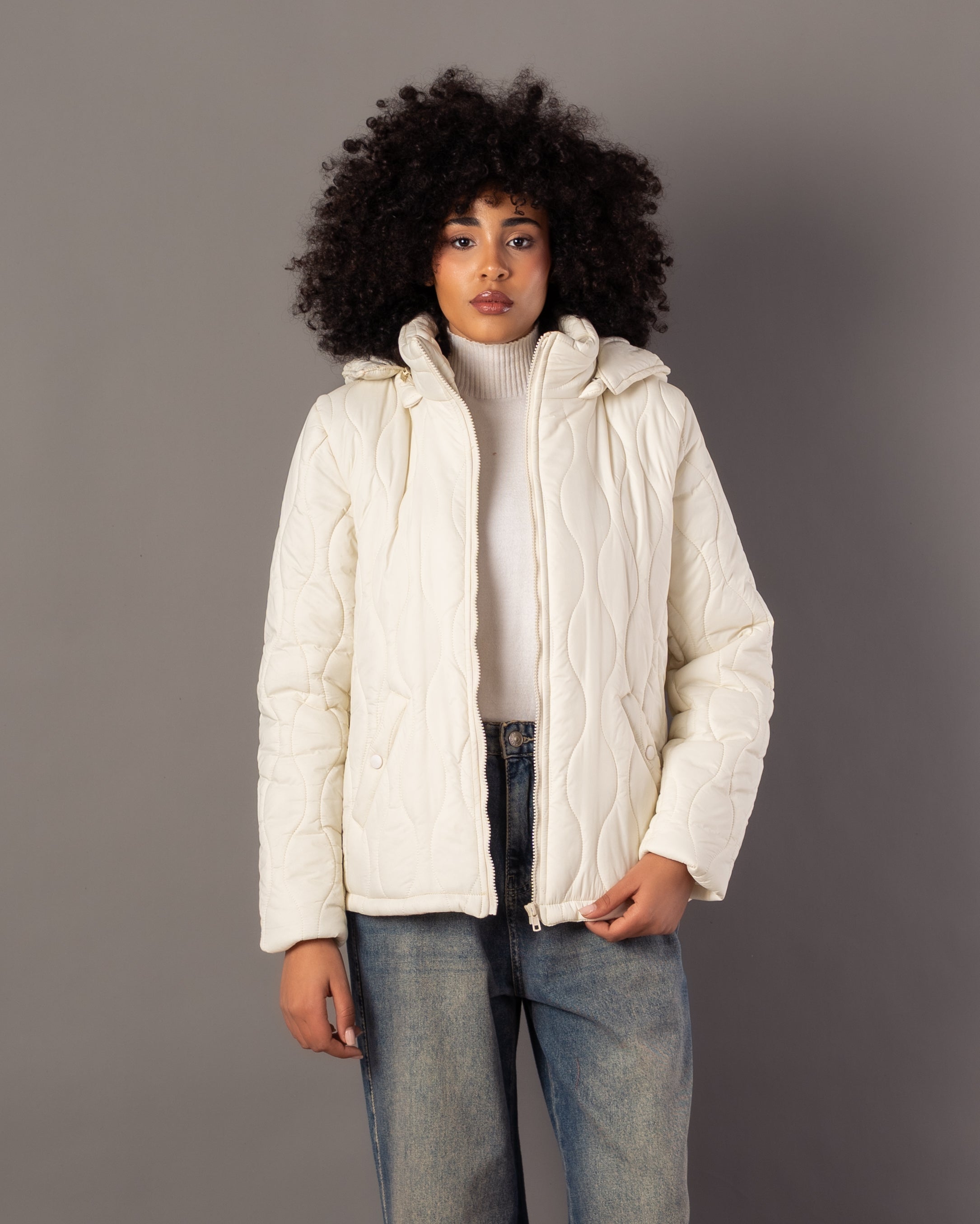 Waterproof Jacket – Hooded (Slit Pockets, Capsule Buttons)