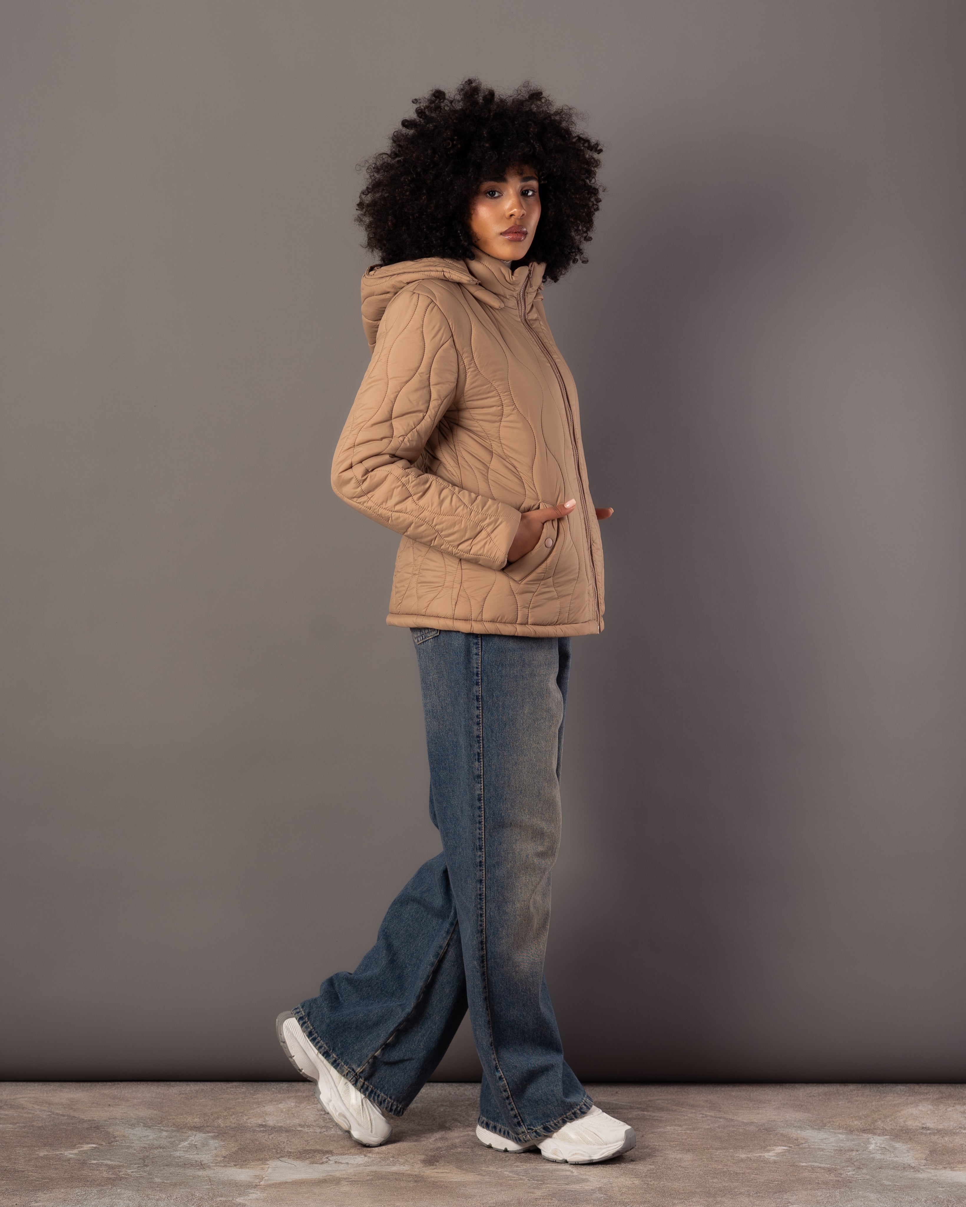 Waterproof Jacket – Hooded (Slit Pockets, Capsule Buttons)