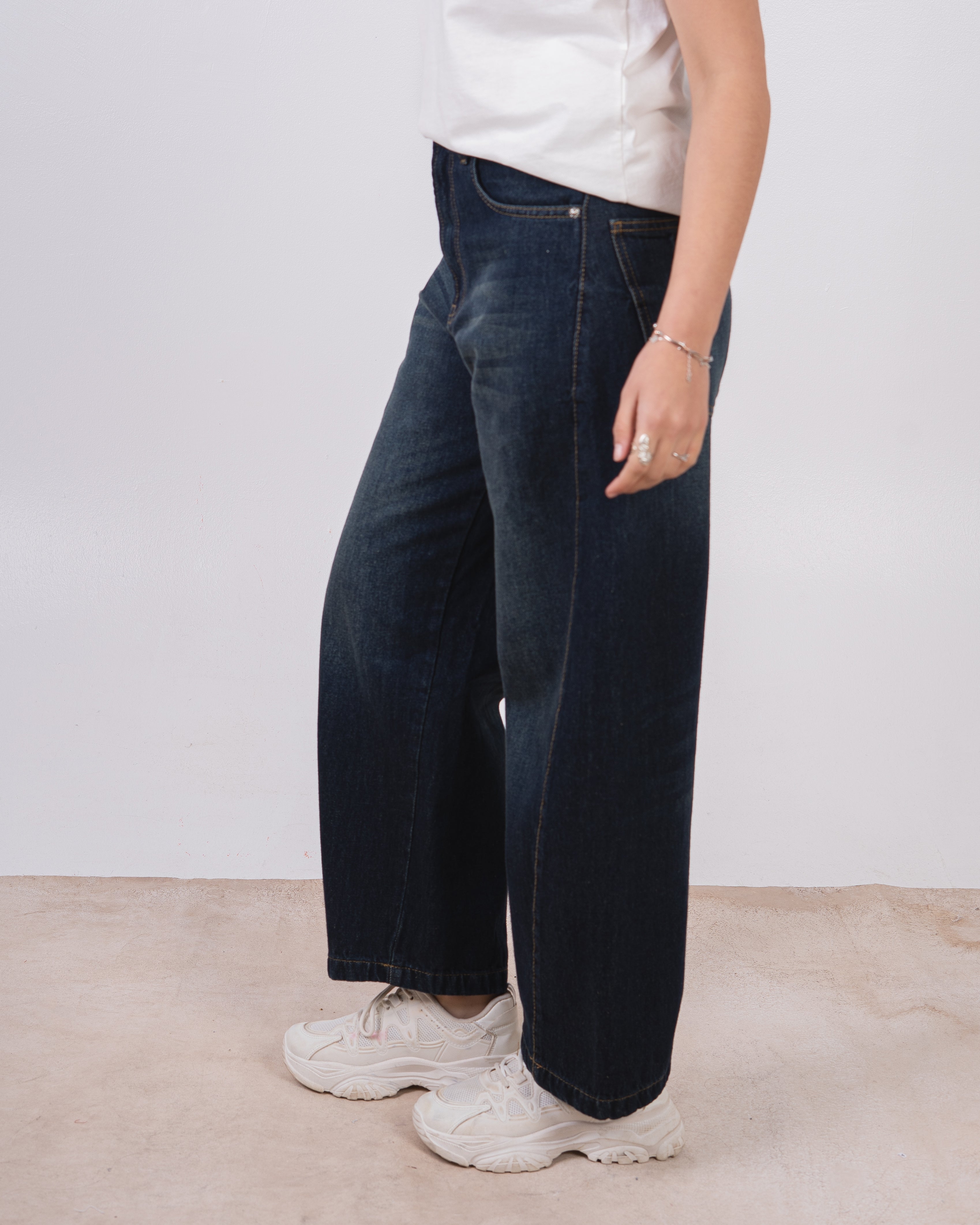 Balloon Denim Trouser - Relaxed Statement Fit