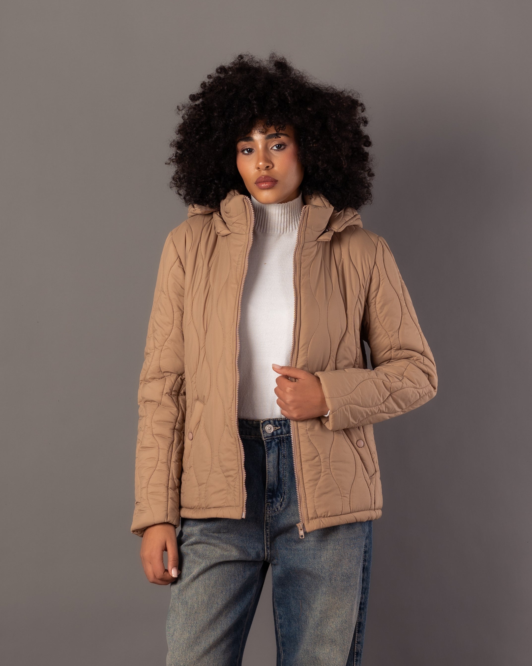 Waterproof Jacket – Hooded (Slit Pockets, Capsule Buttons)