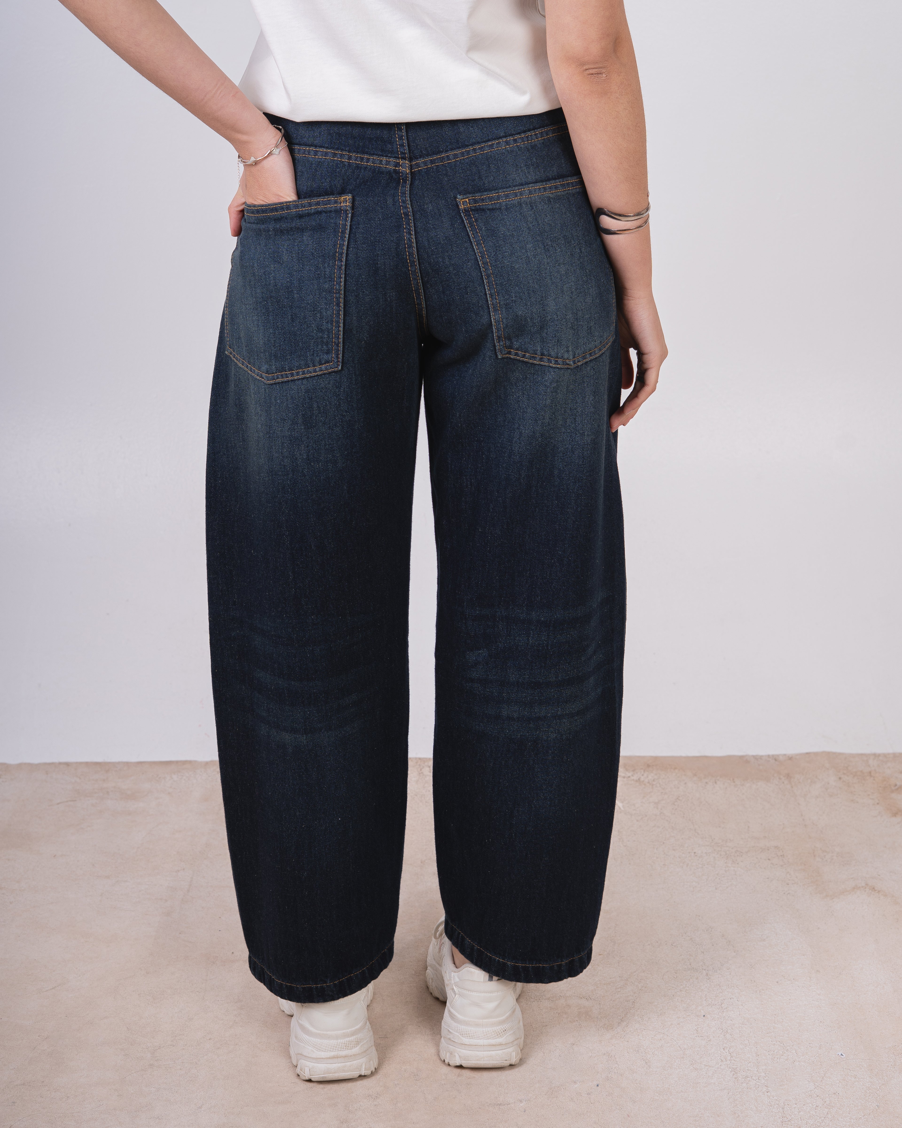 Balloon Denim Trouser - Relaxed Statement Fit