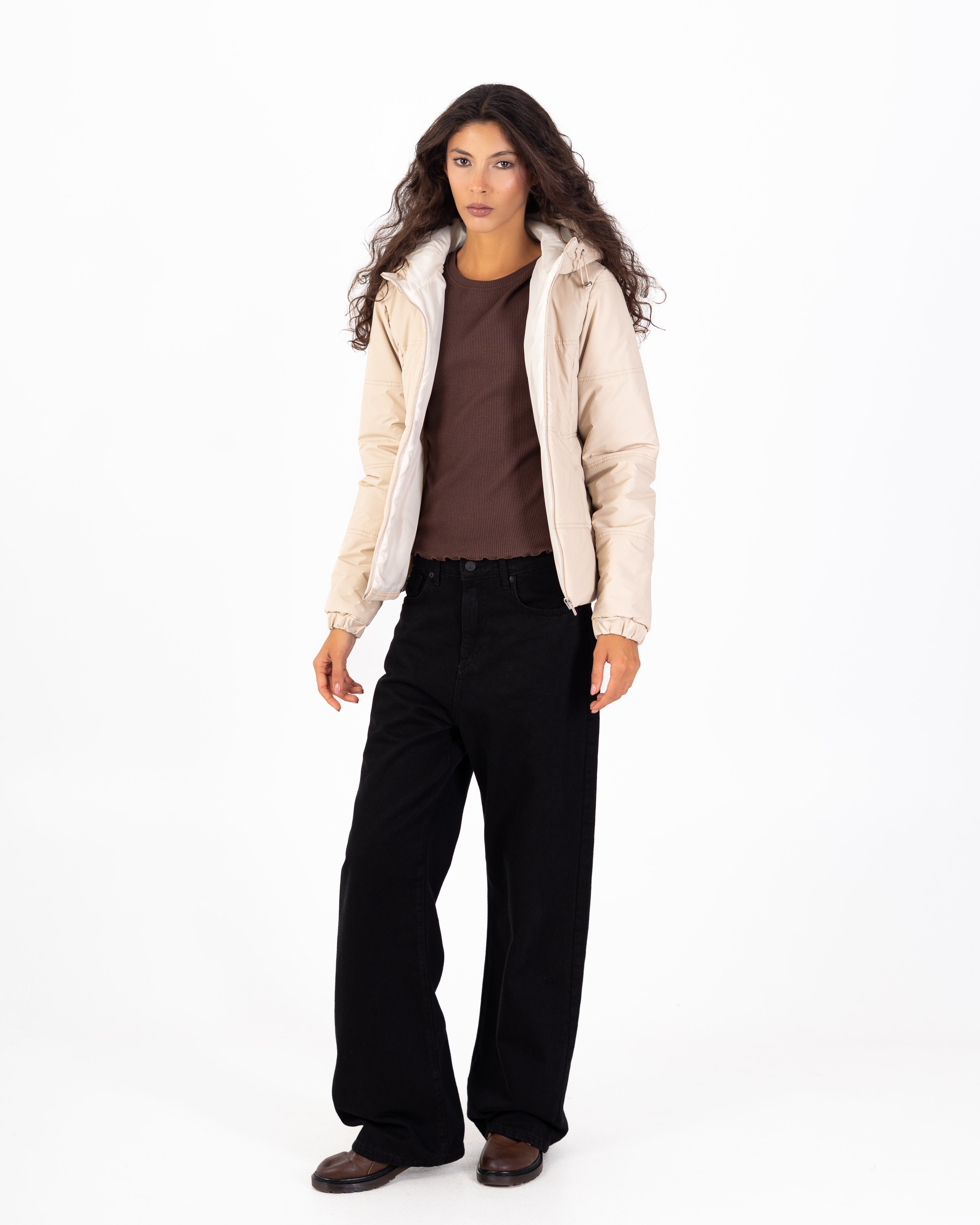 Leather Jacket – Quilted (Hooded)