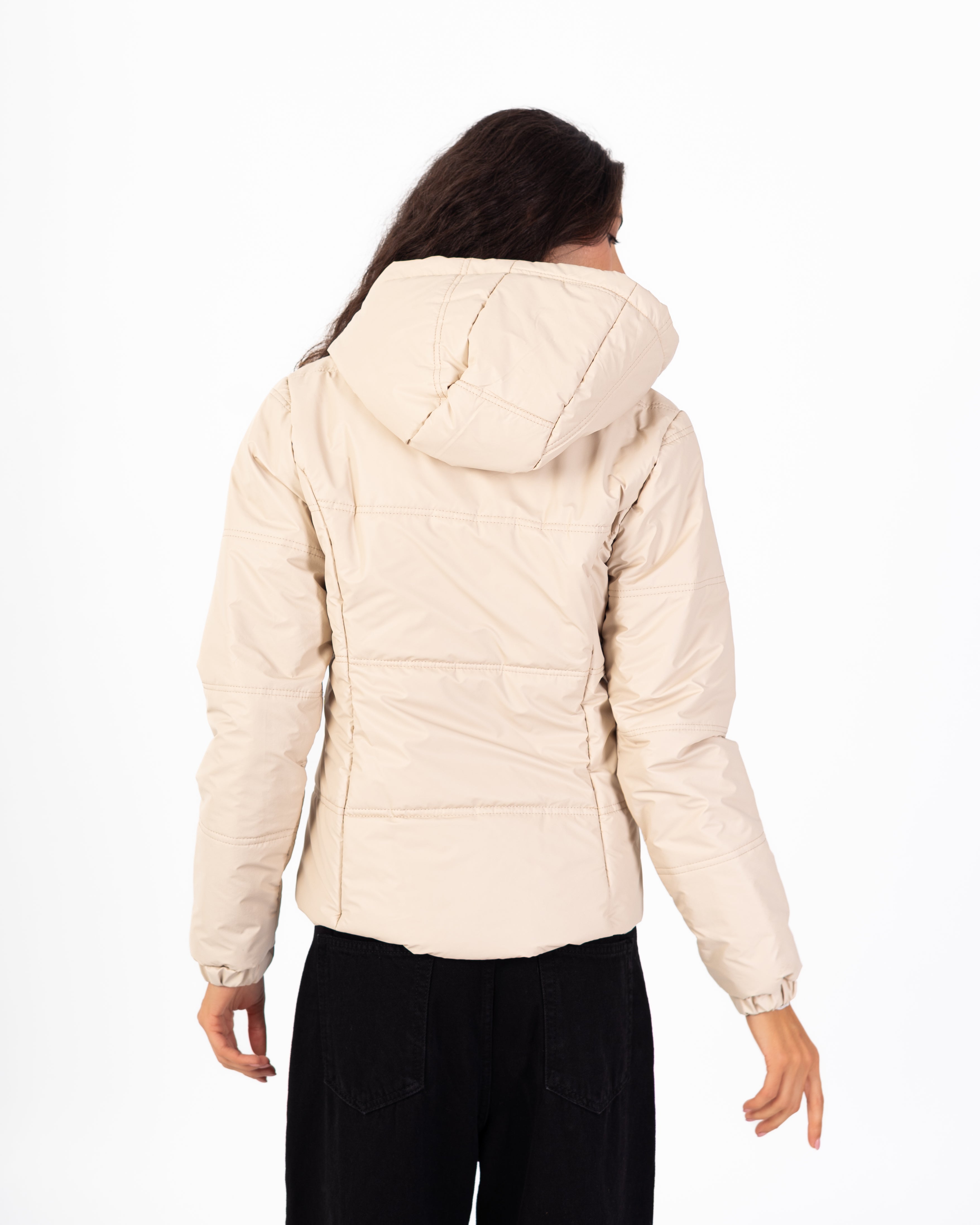 Leather Jacket – Quilted (Hooded)