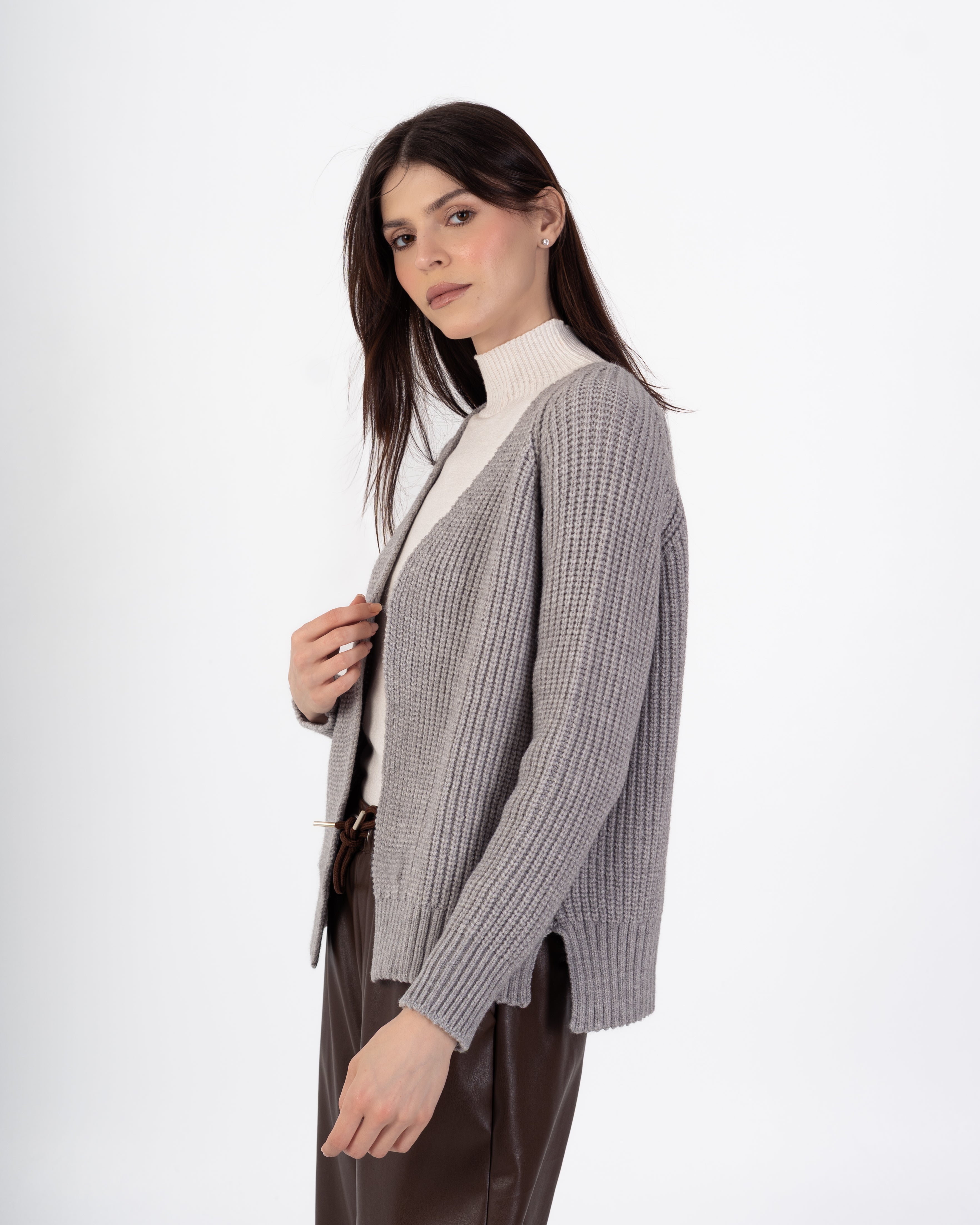 Knitwear Cardigan – Plain Open