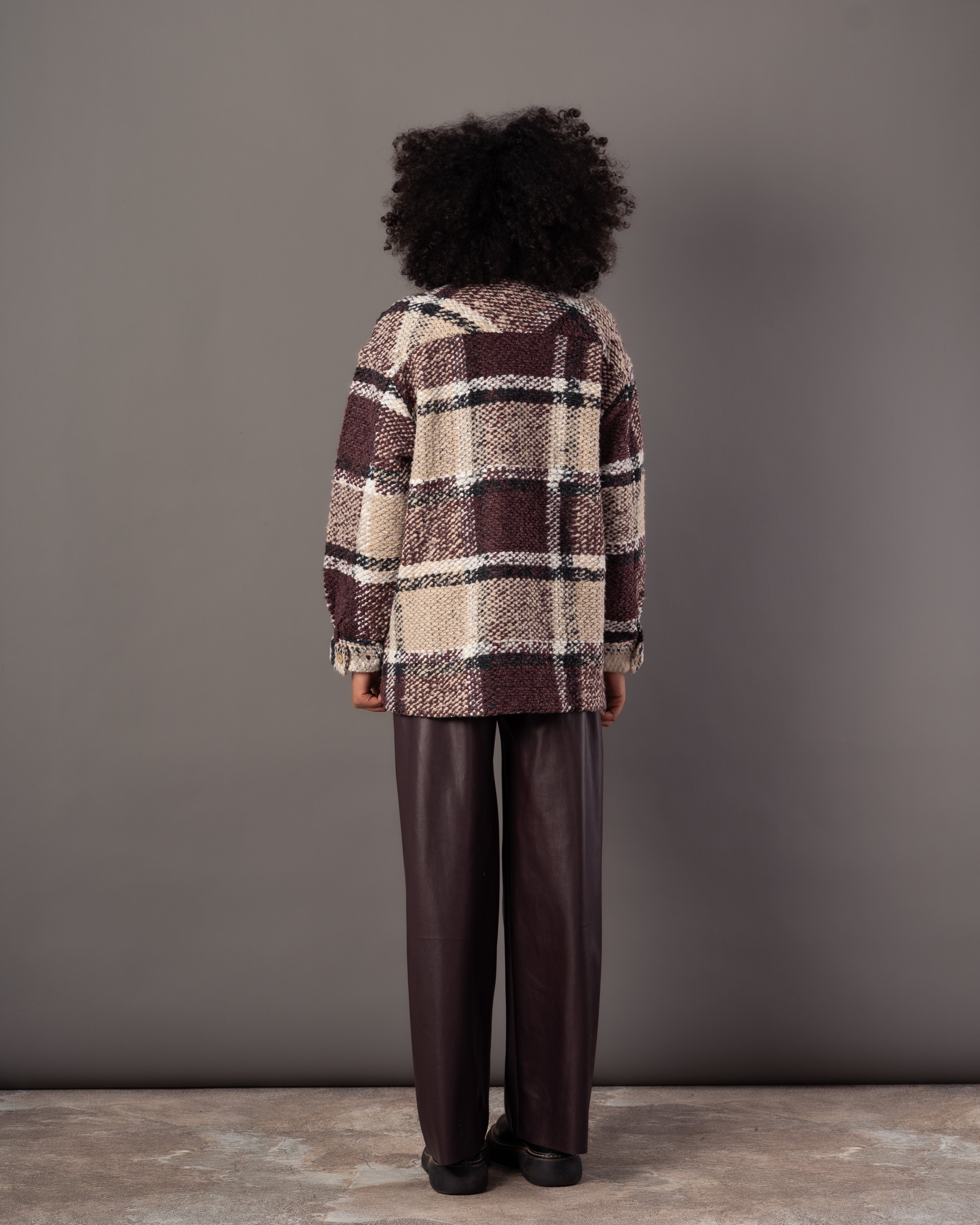 Wool Jacket – Simple Wooden Buttons