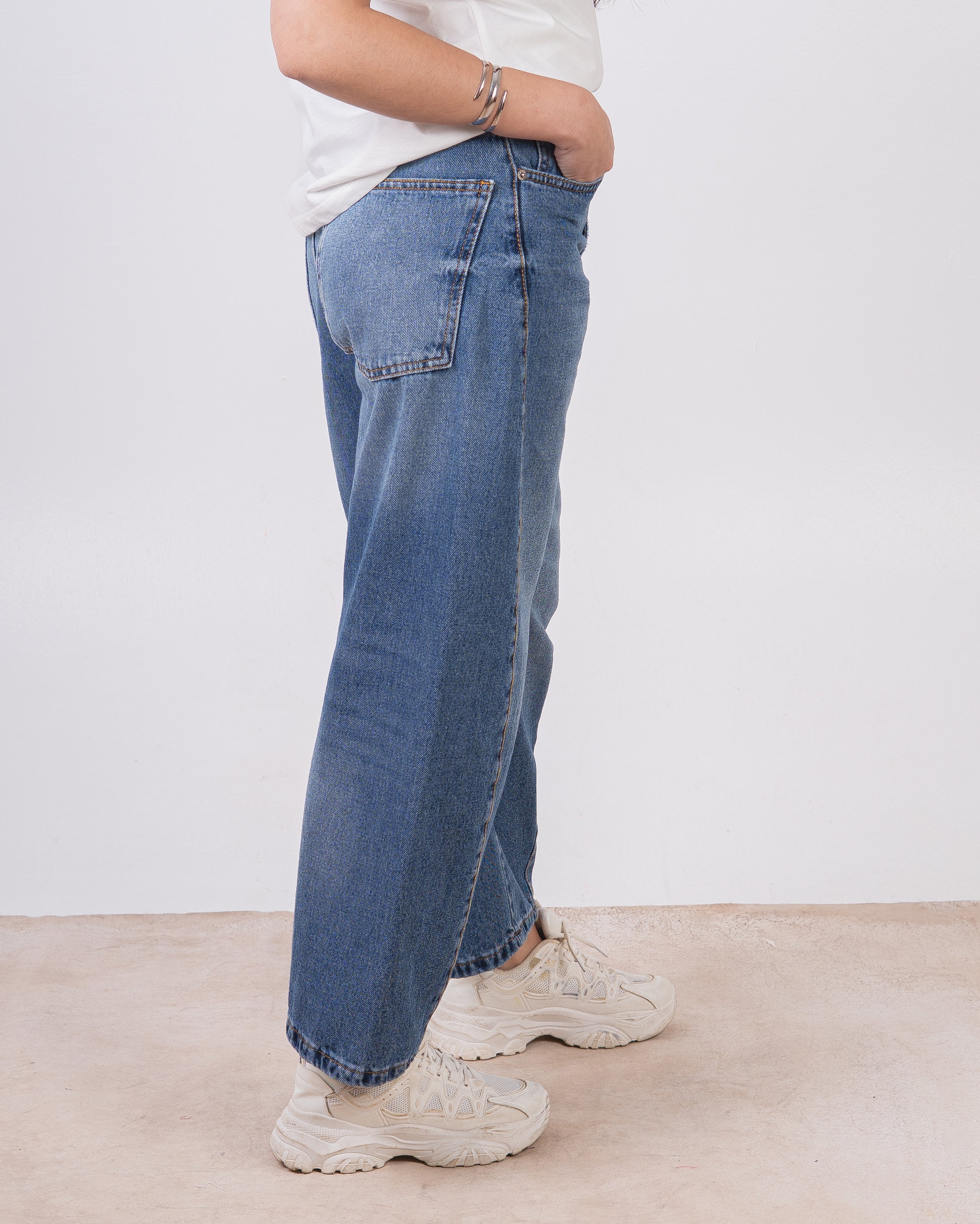 Balloon Denim Trouser - Relaxed Statement Fit