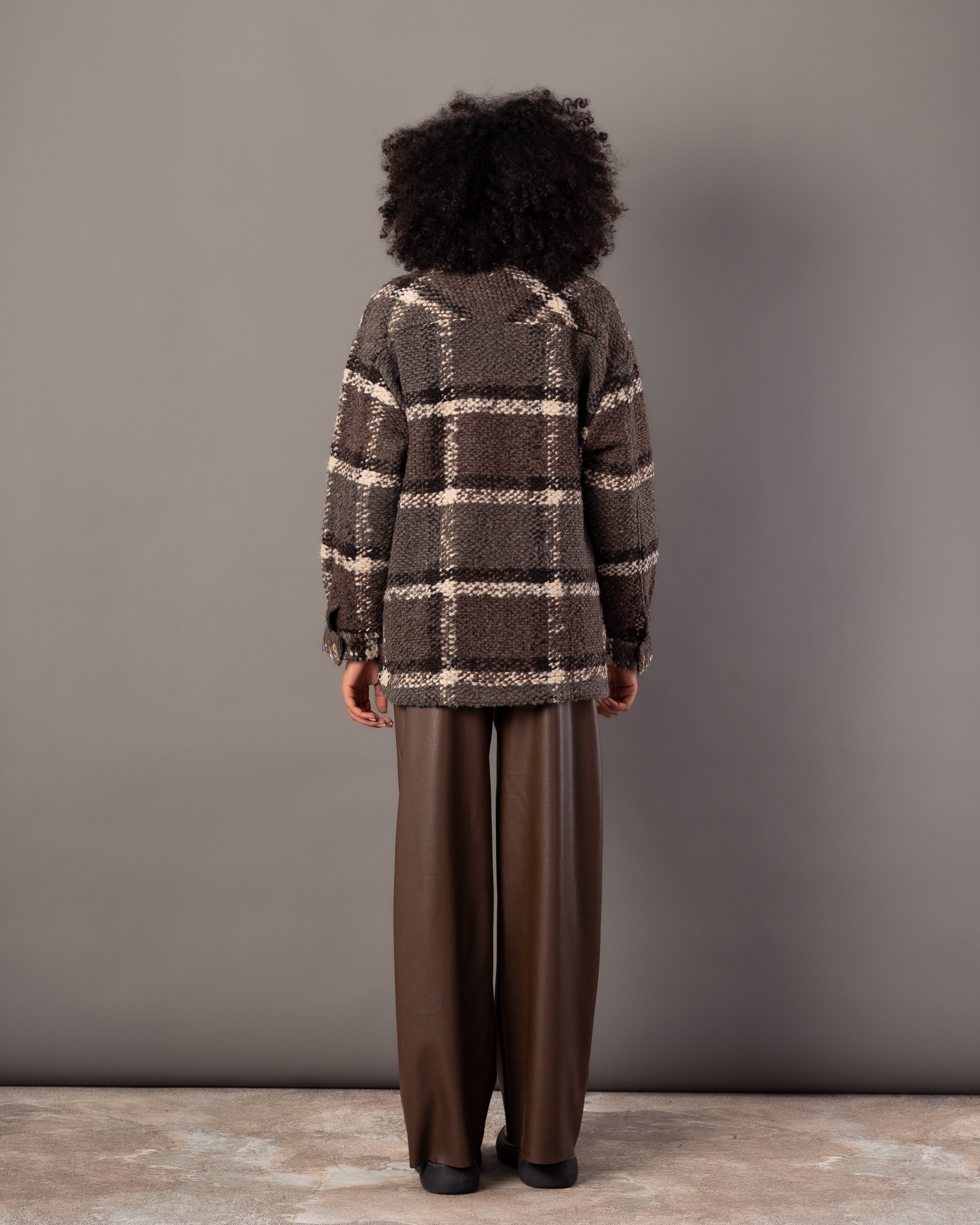 Wool Jacket – Simple Wooden Buttons