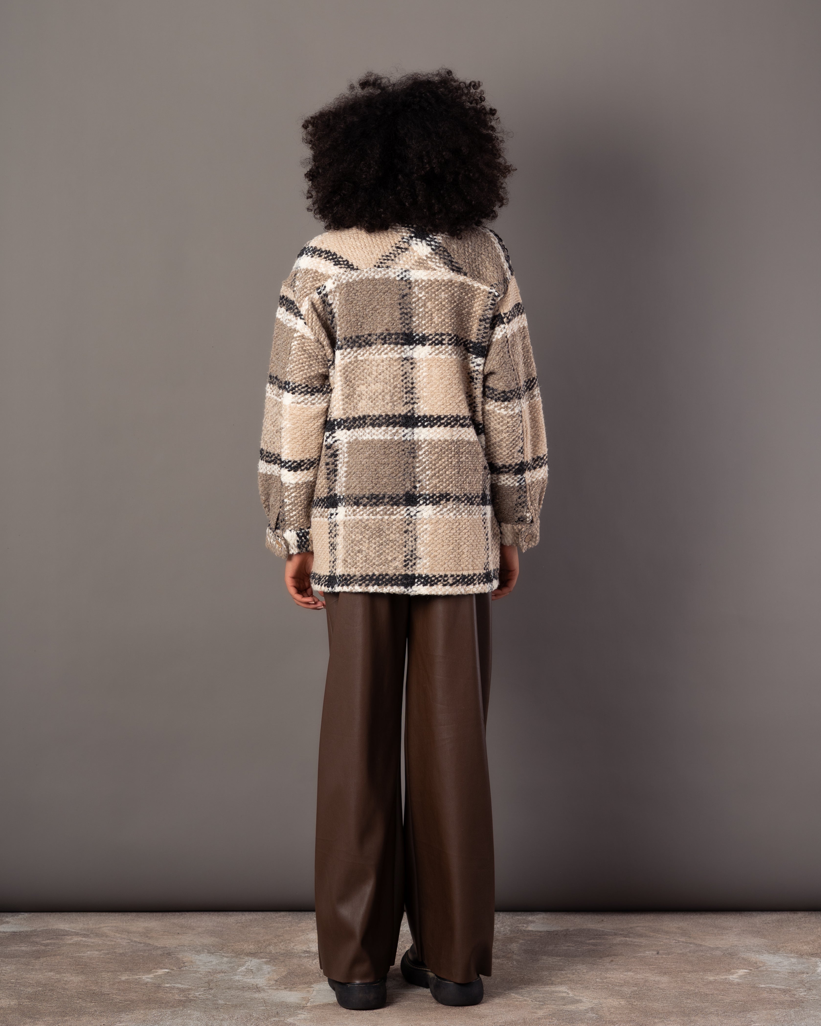 Wool Jacket – Simple Wooden Buttons