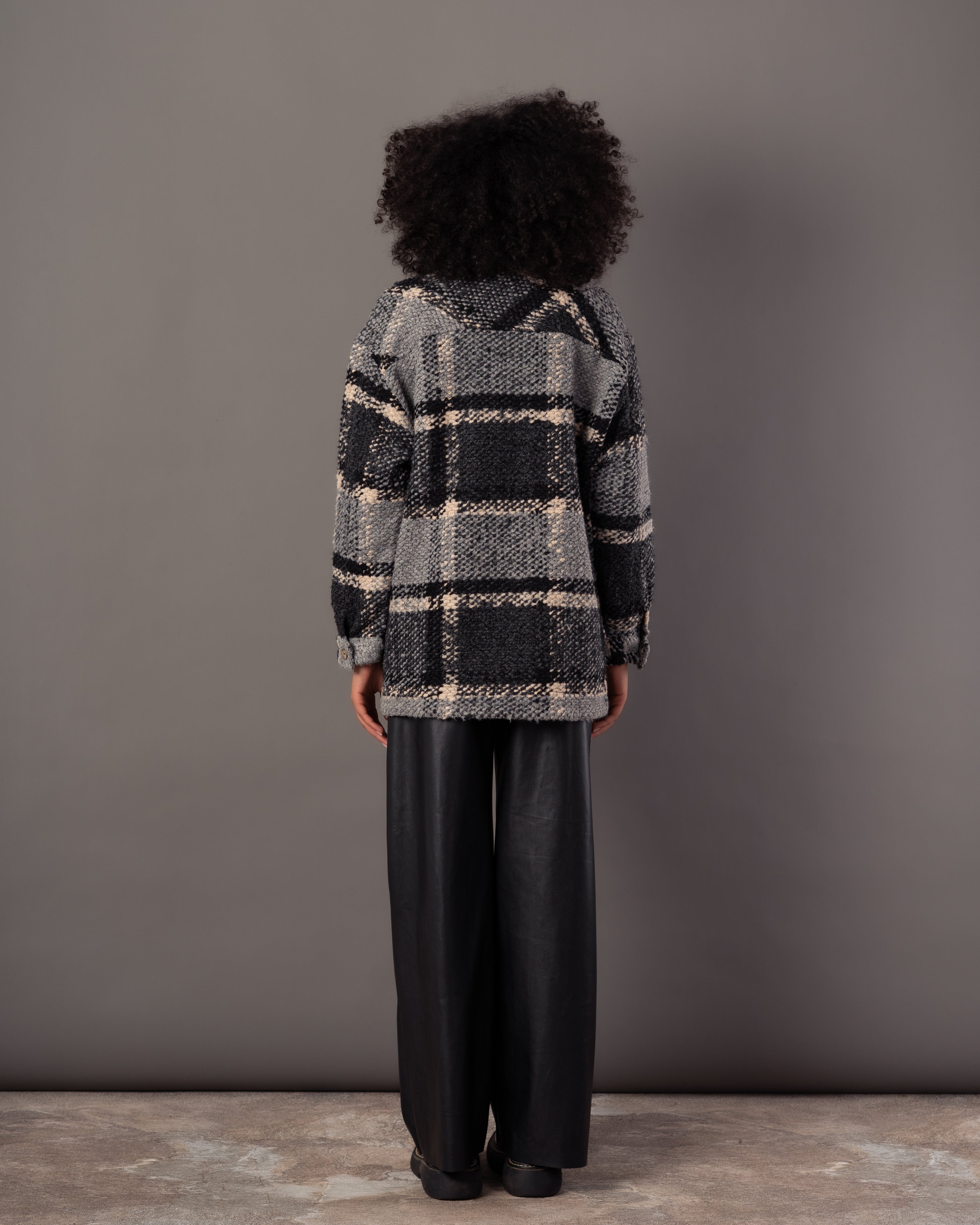 Wool Jacket – Simple Wooden Buttons