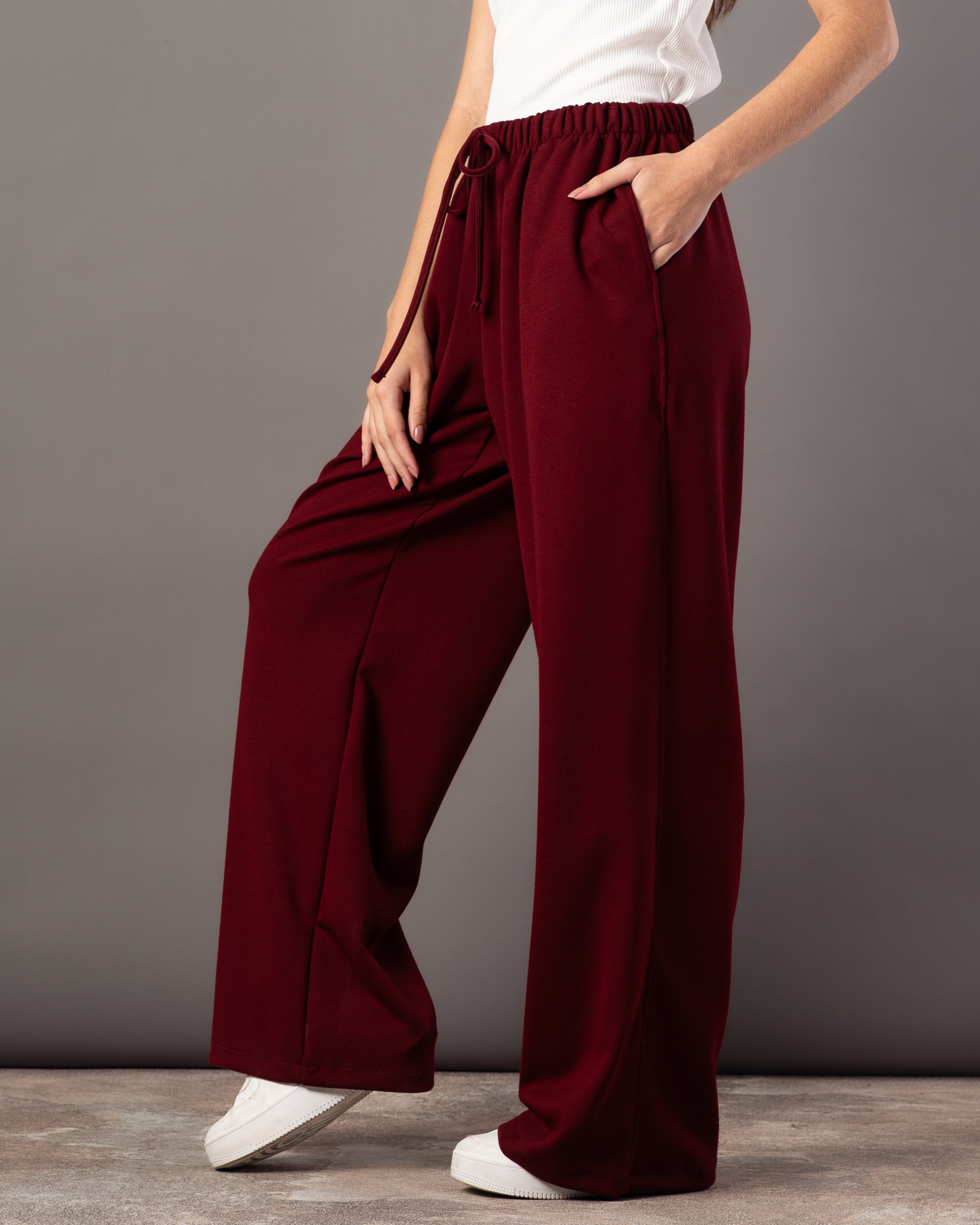 Plain Milton Trouser – Wide-Leg