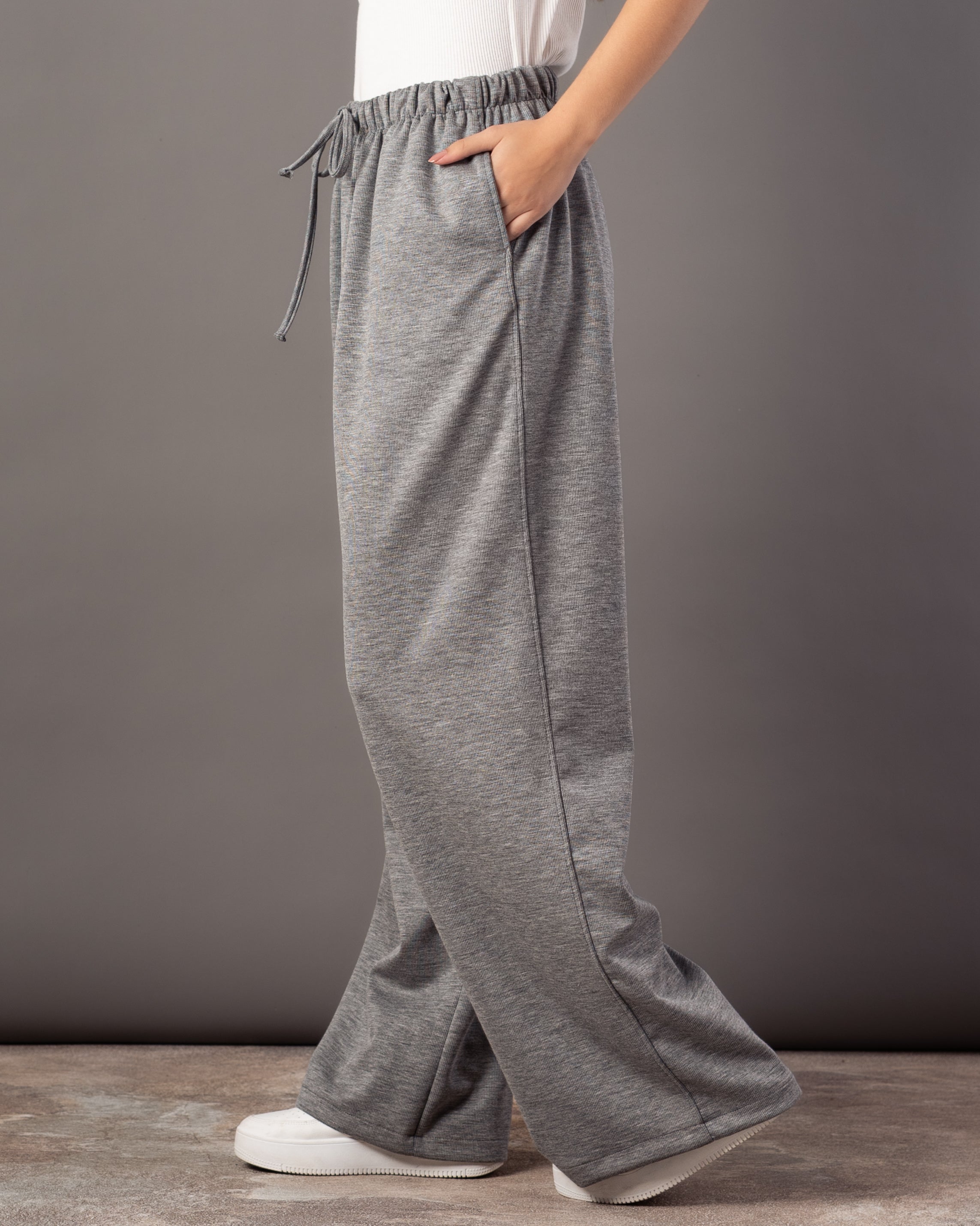 Plain Milton Trouser – Wide-Leg