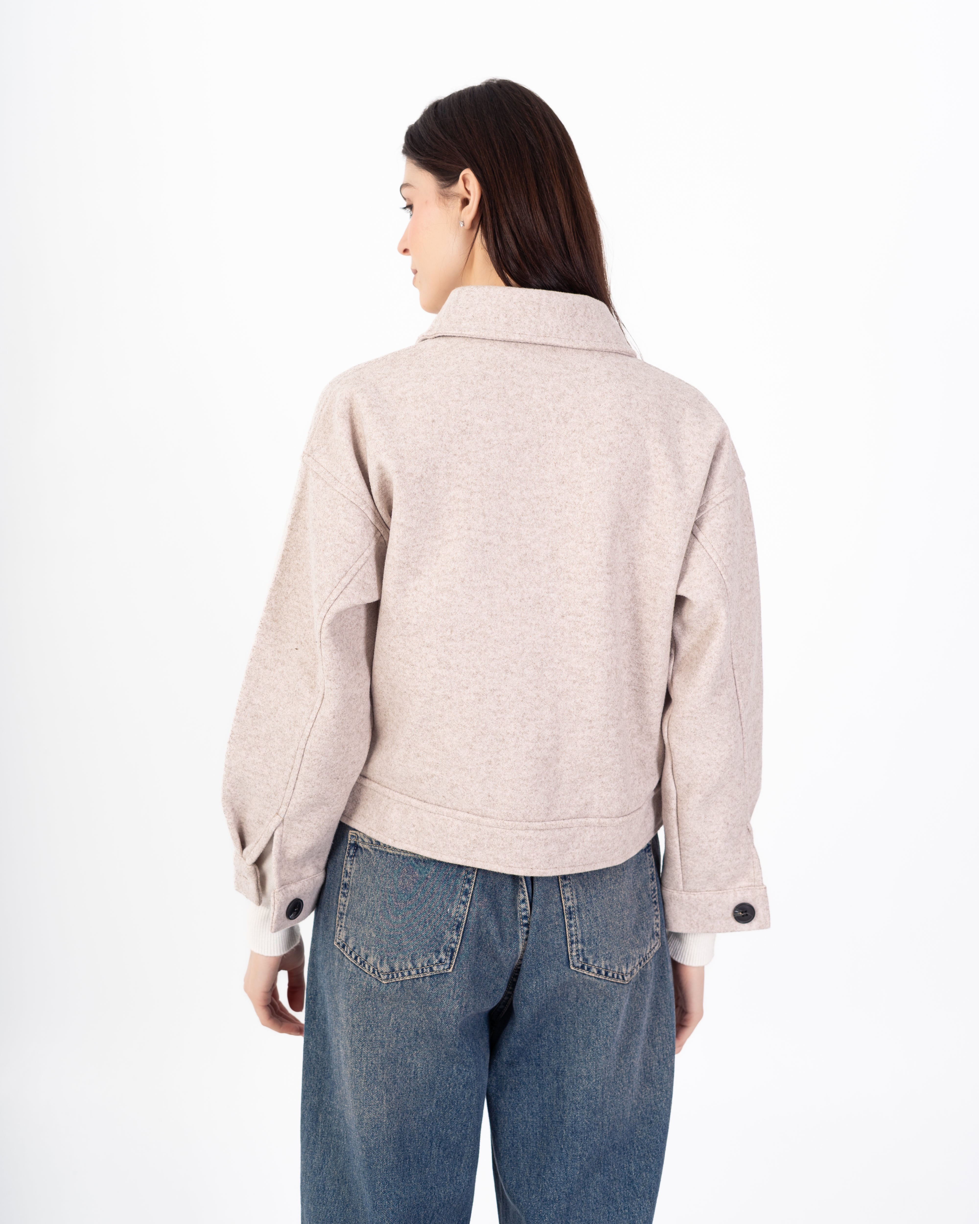 جاكيت صوف – قصير (جيوب)