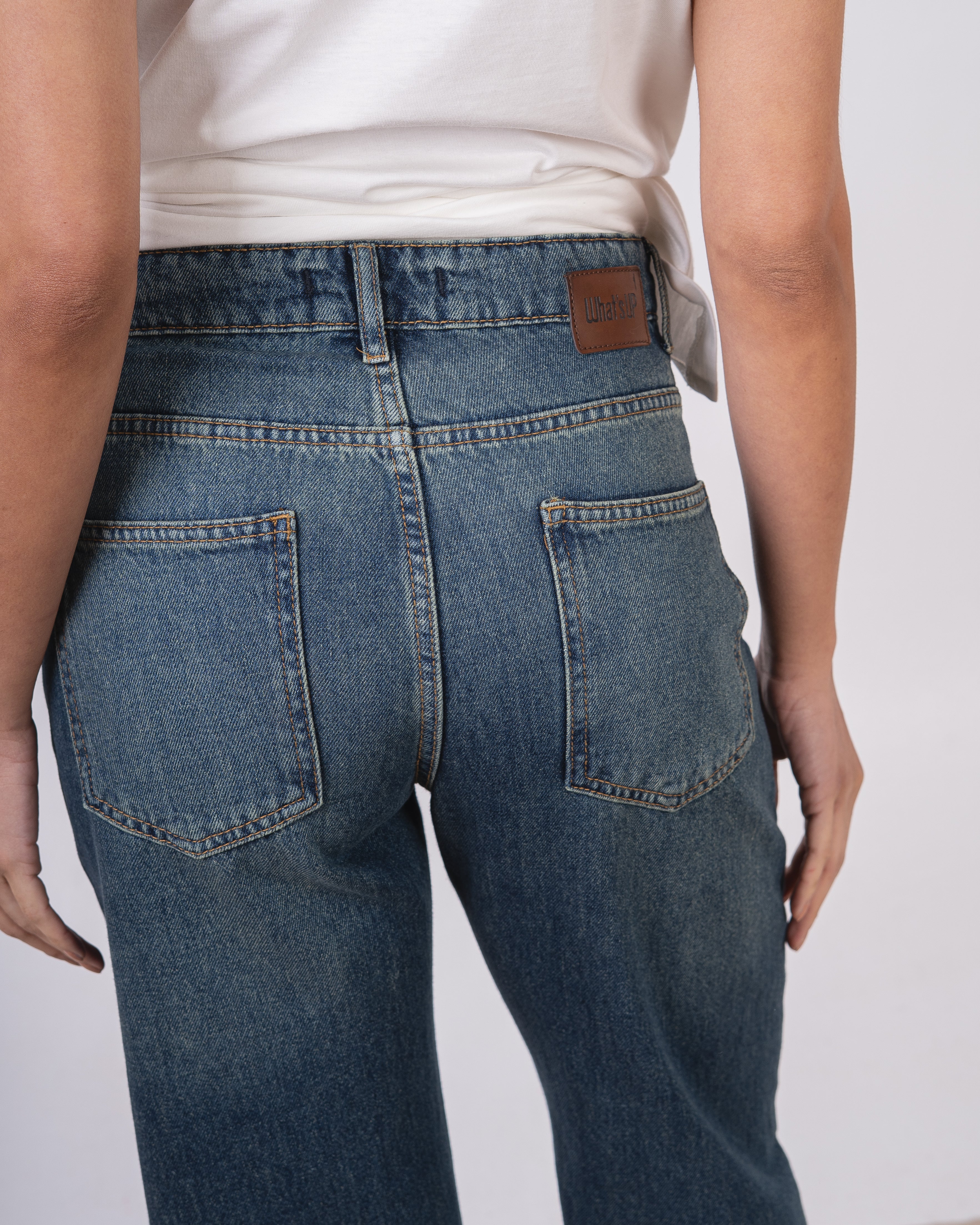 Straight Fit - Denim Trouser