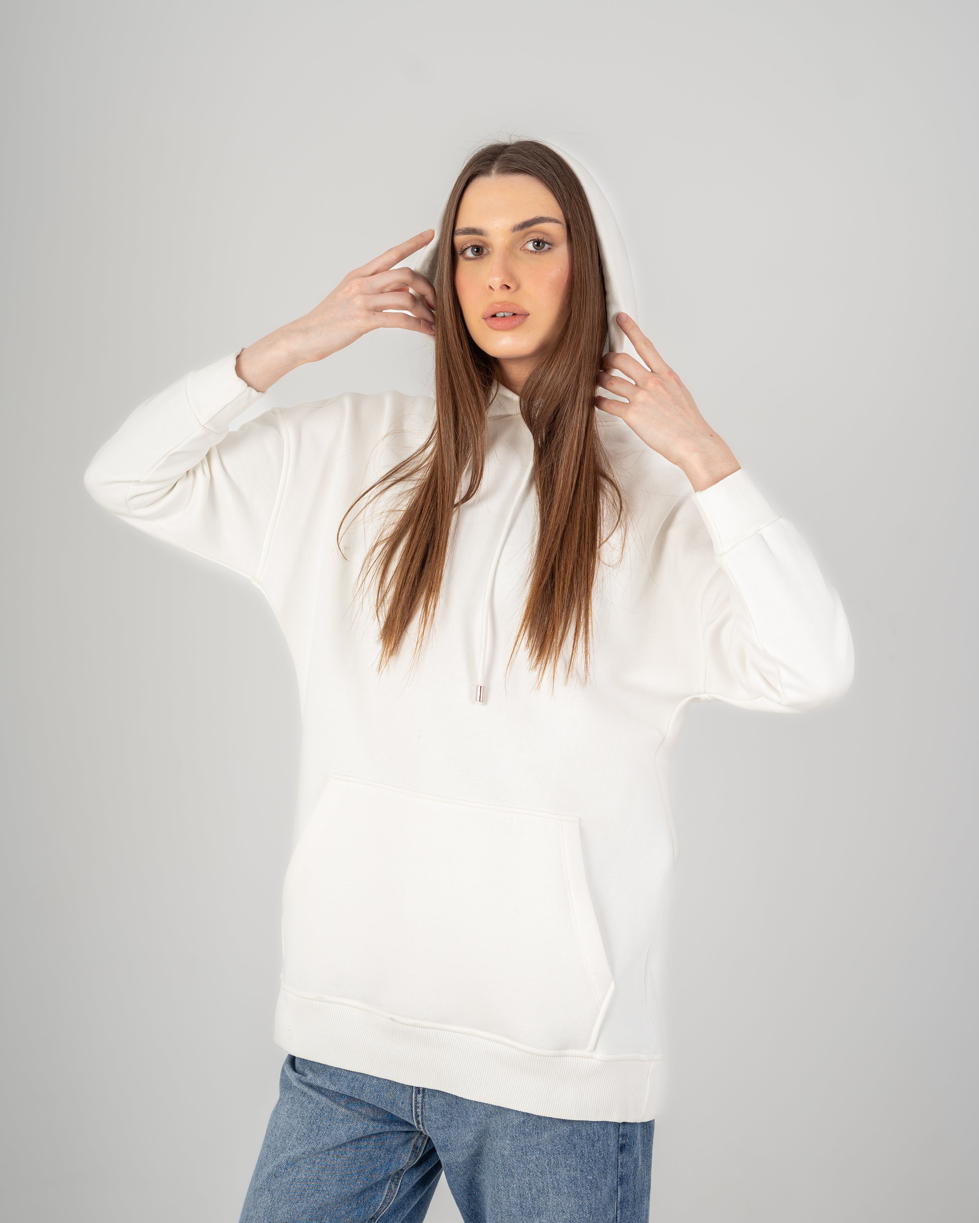 Sweatshirt - Plain (Hooded)