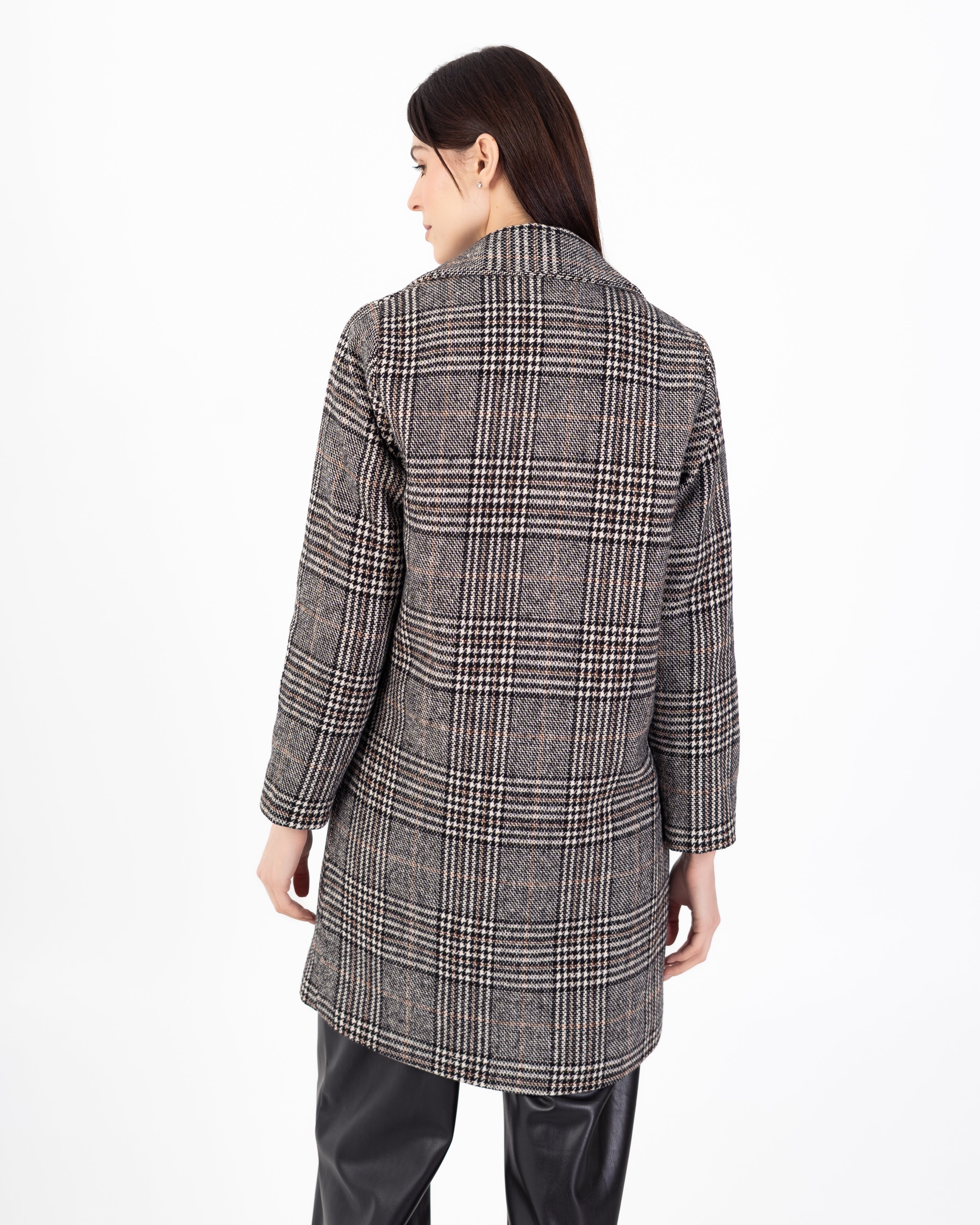 جاكيت صوف – منقوش (طويل)