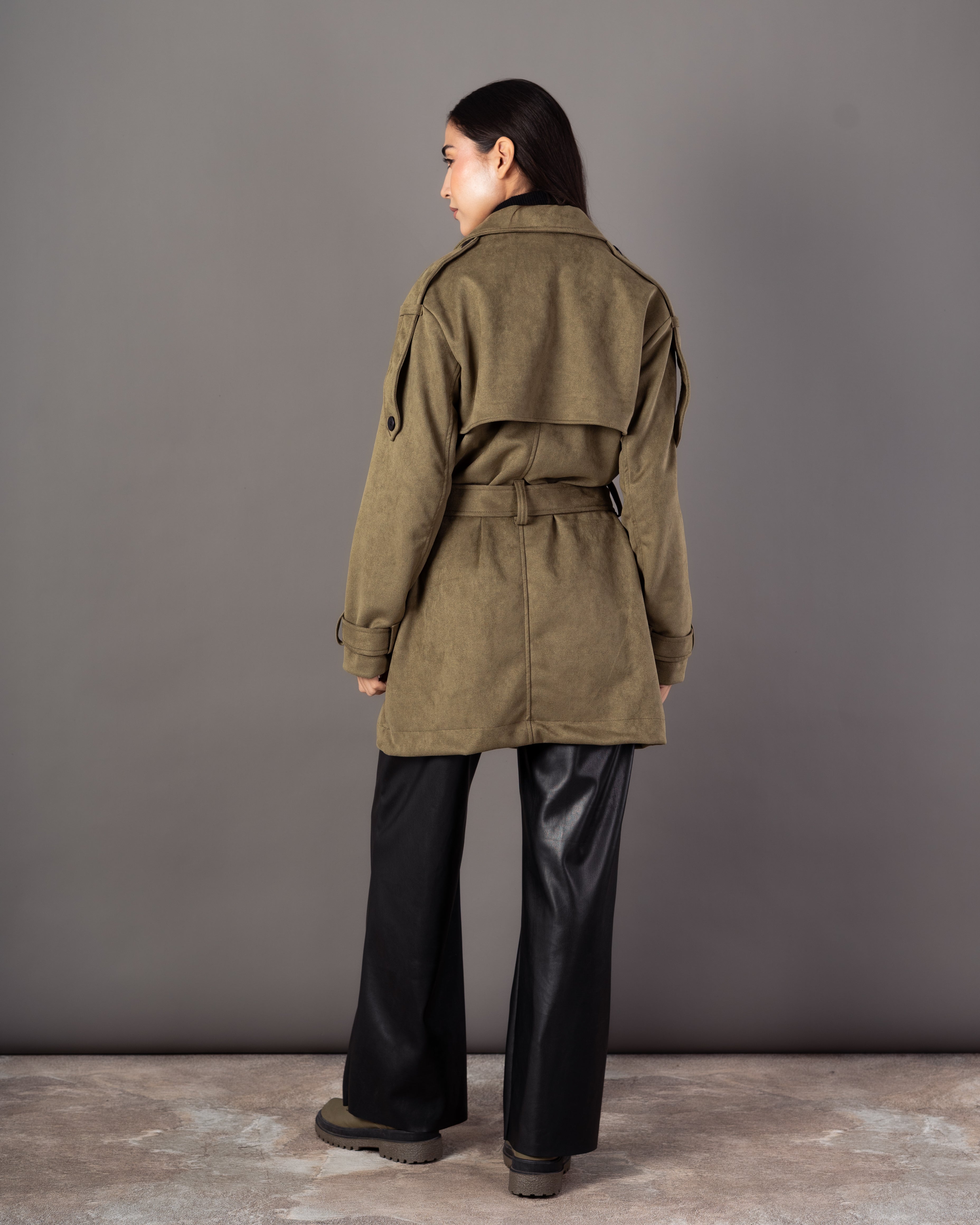 Soft-Fabric Jacket – Plain (With Belt)
