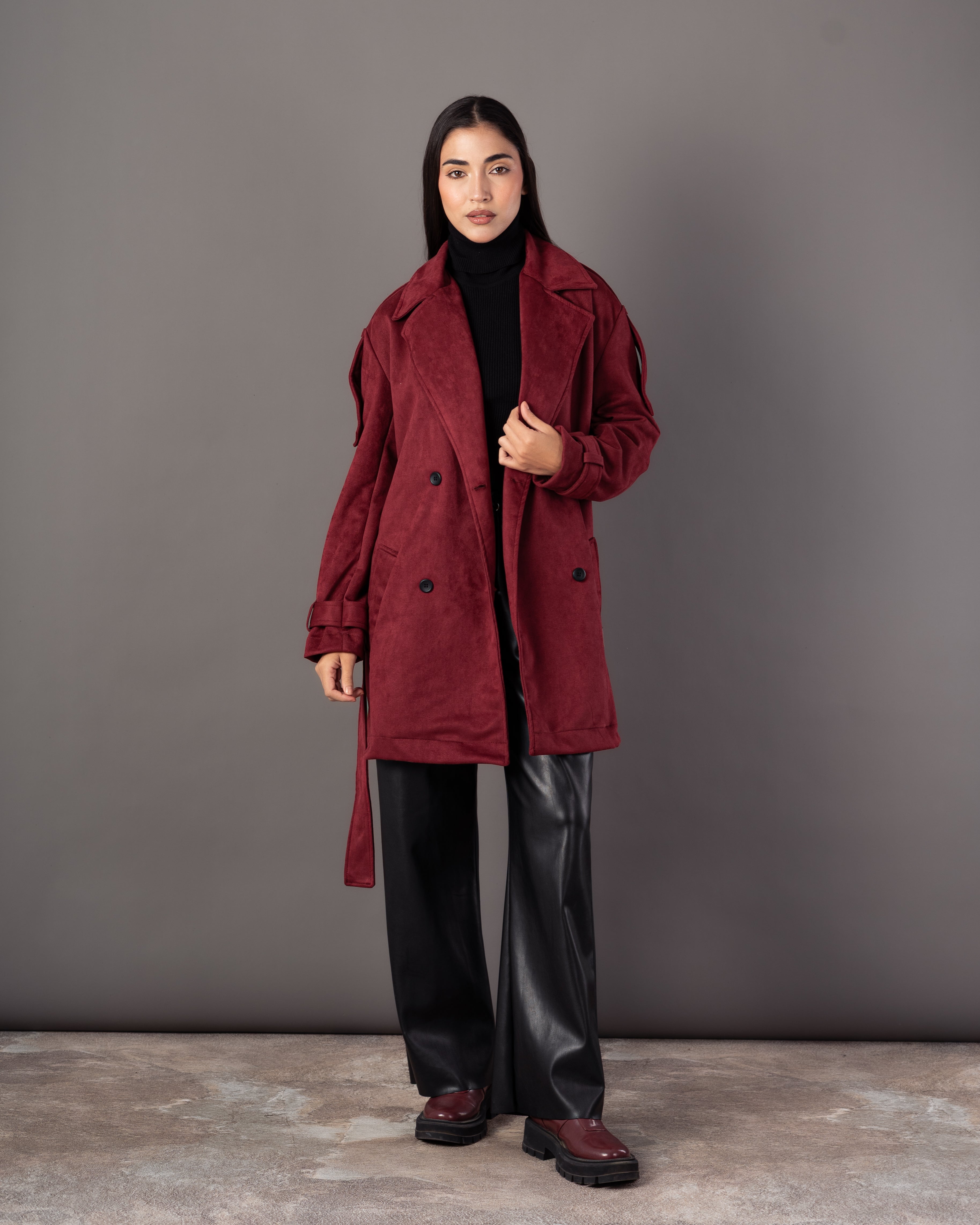Soft-Fabric Jacket – Plain (With Belt)