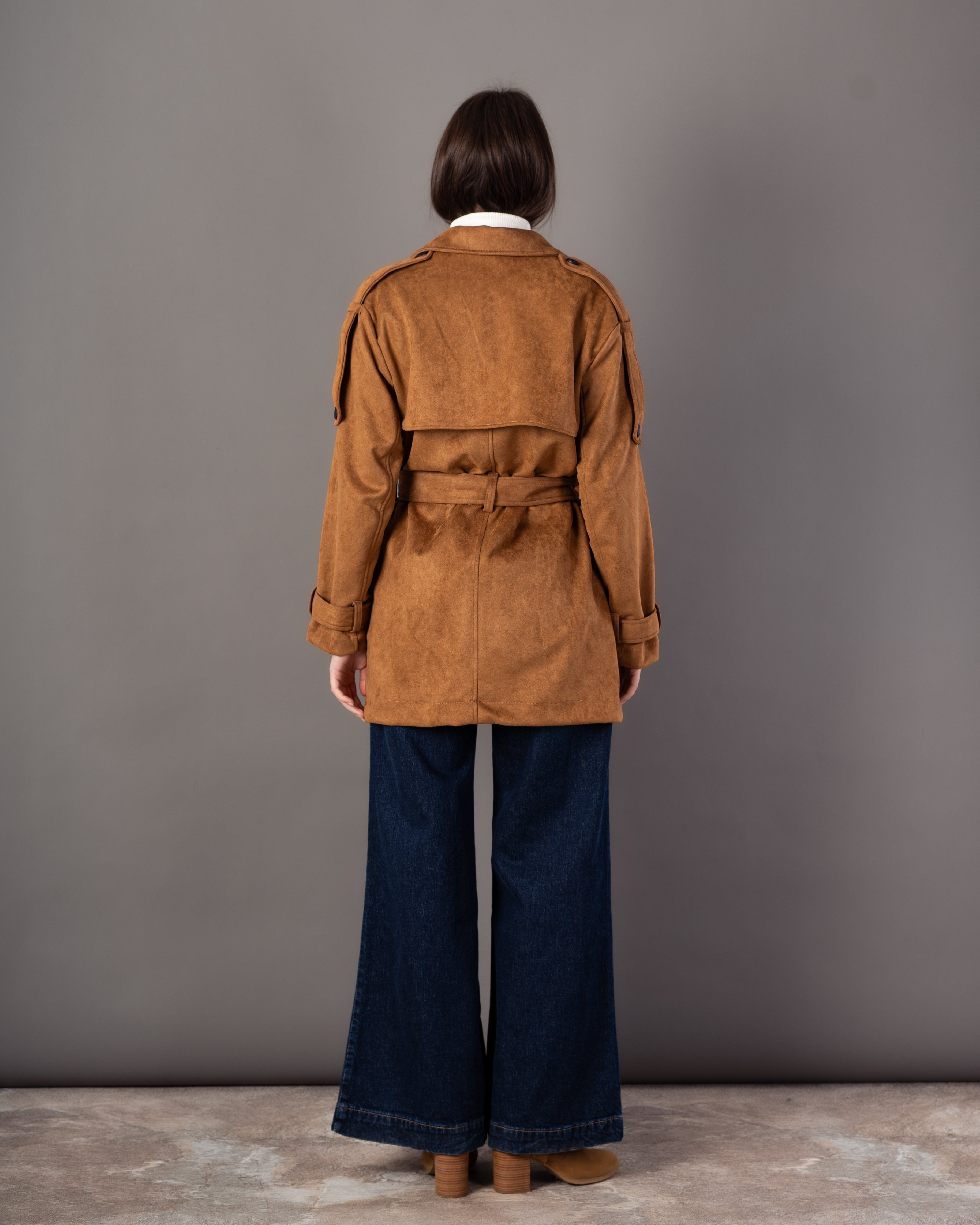 Soft-Fabric Jacket – Plain (With Belt)