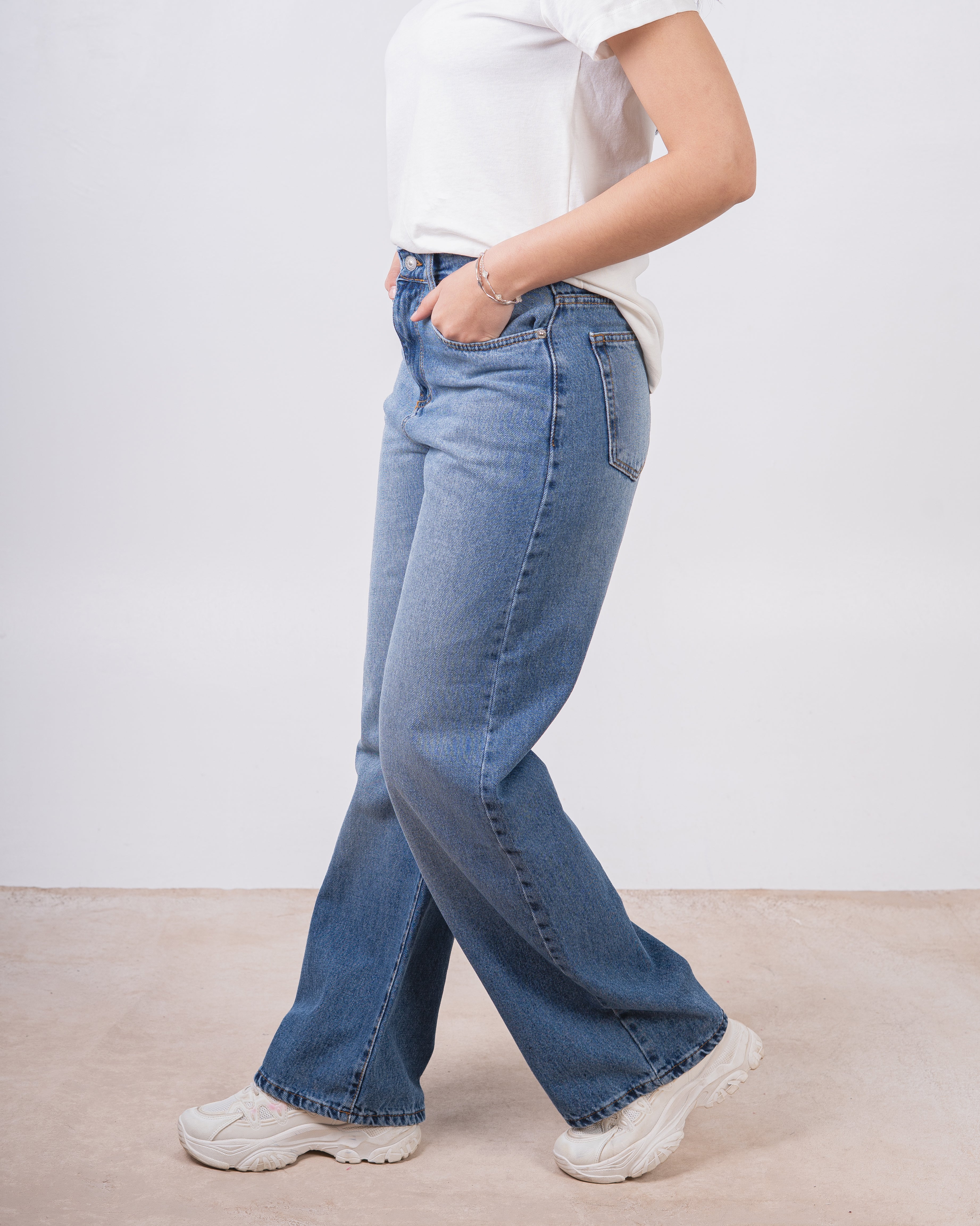 Jeans Trouser – Wide Leg (Different Colors)