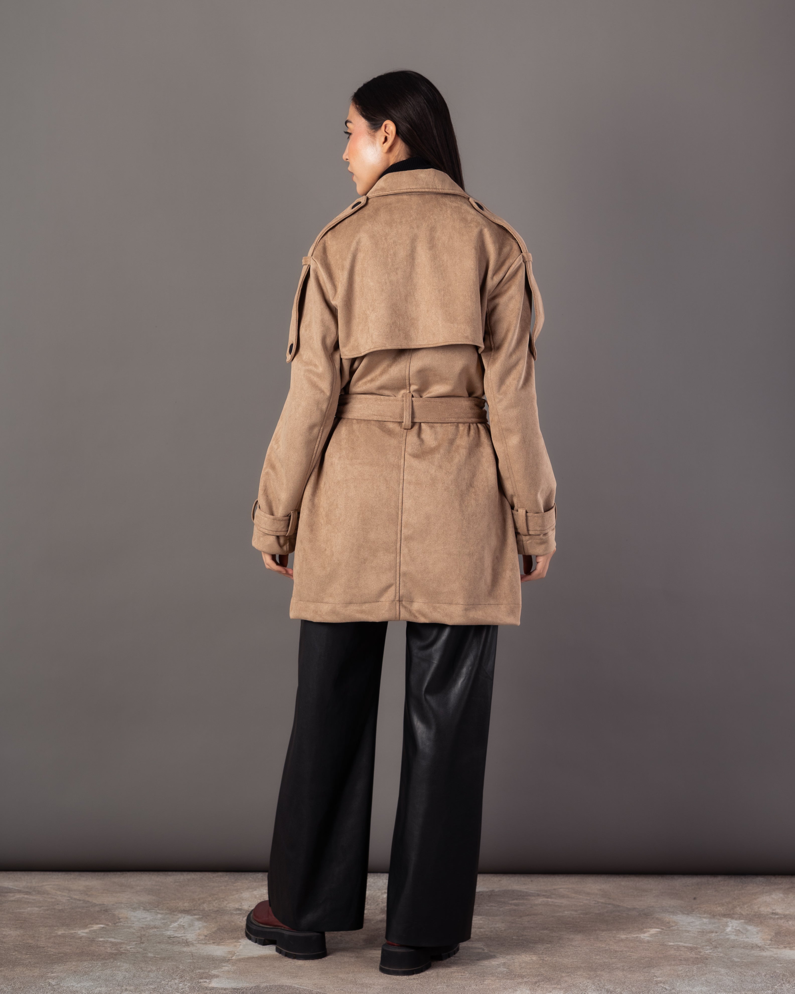 Soft-Fabric Jacket – Plain (With Belt)