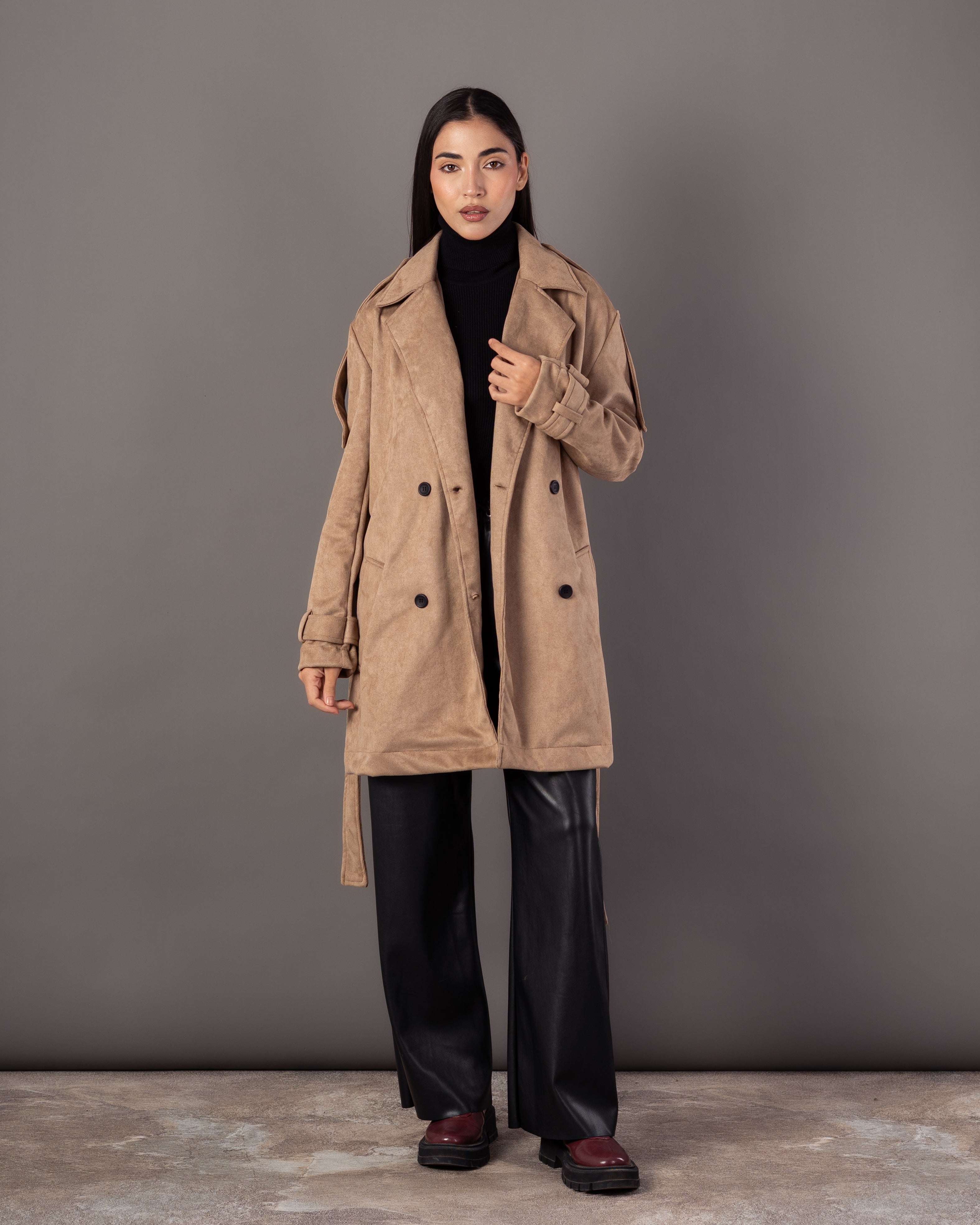 Soft-Fabric Jacket – Plain (With Belt)