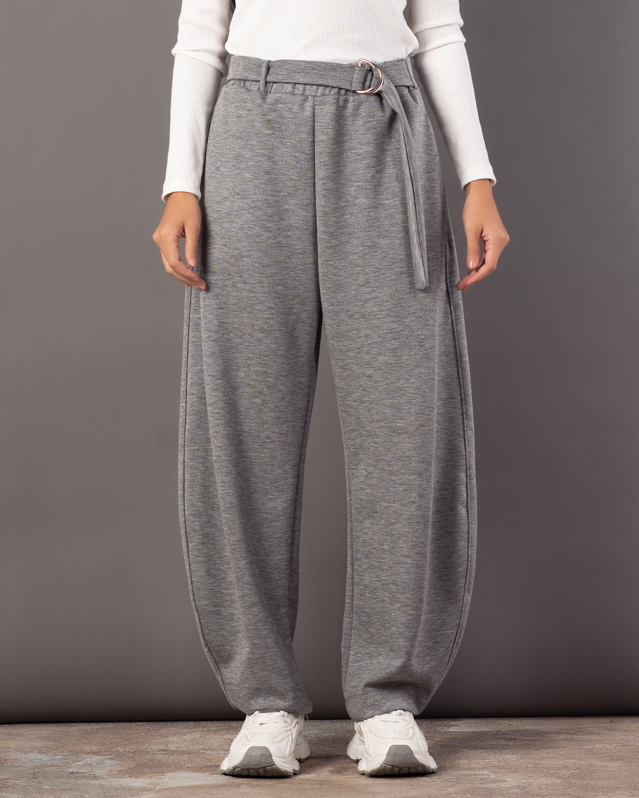 Plain Trouser – With Belt (Smooth Fabric)