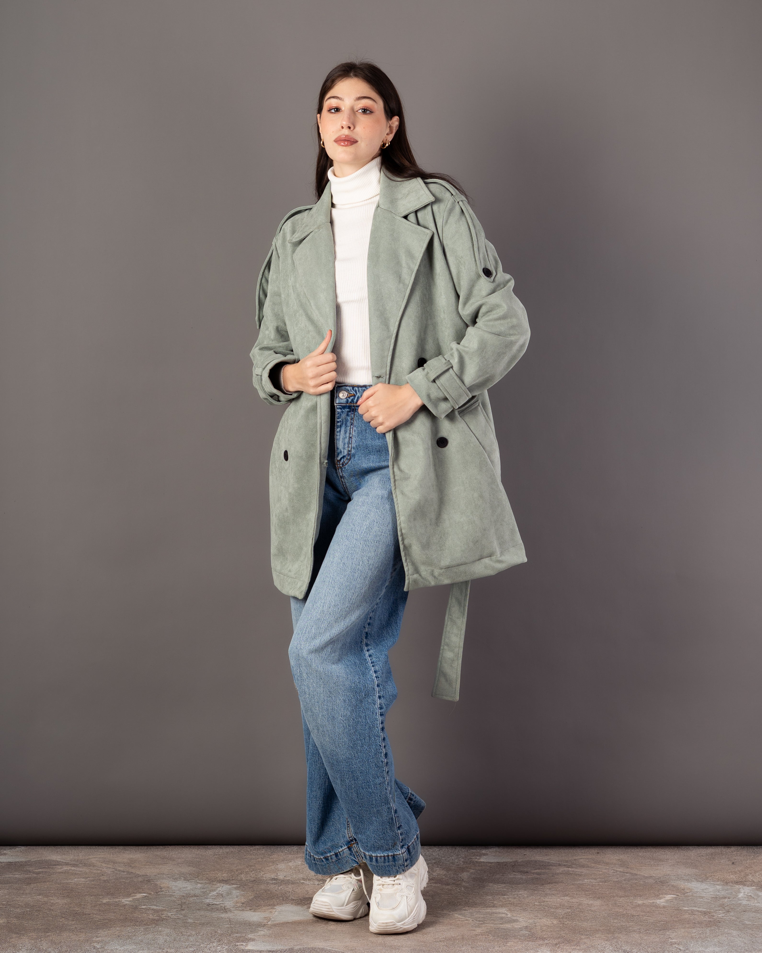 Soft-Fabric Jacket – Plain (With Belt)