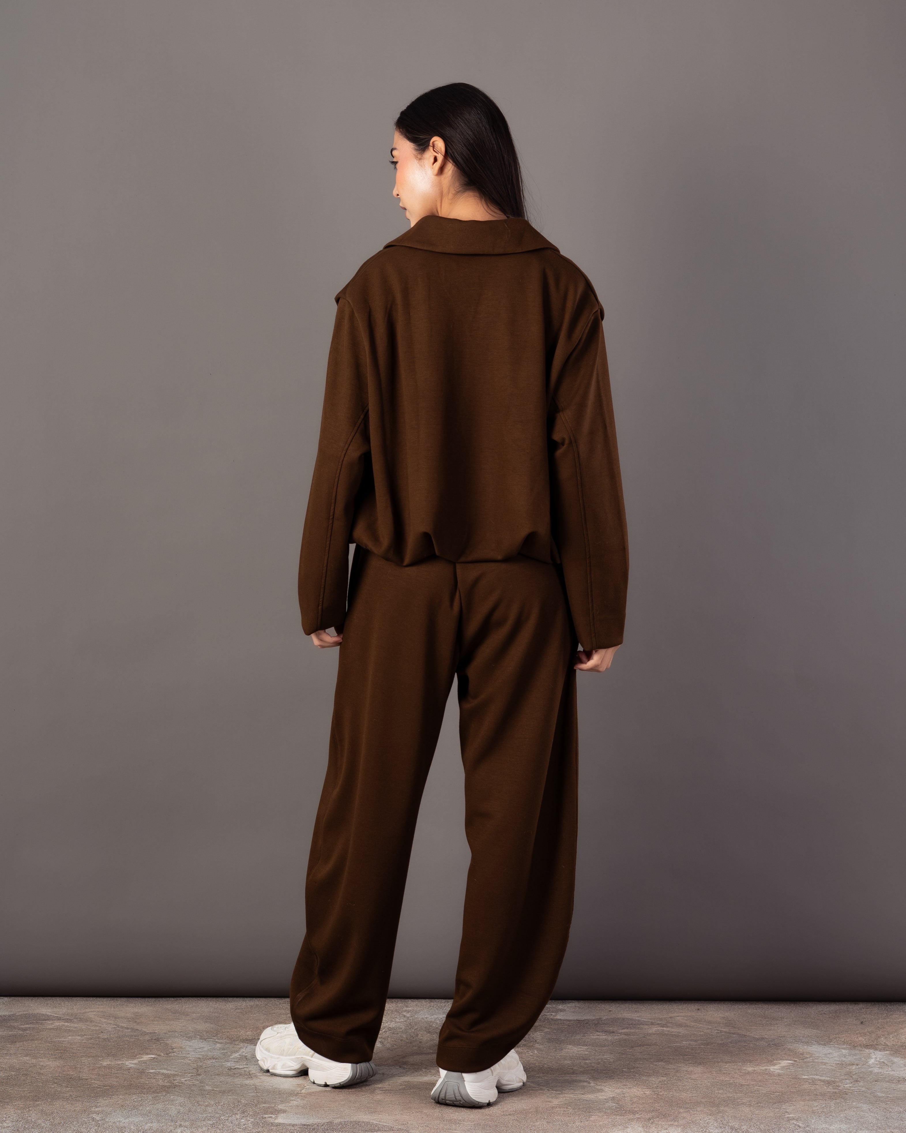 Zipper Sweatshirt – Plain (Collar)