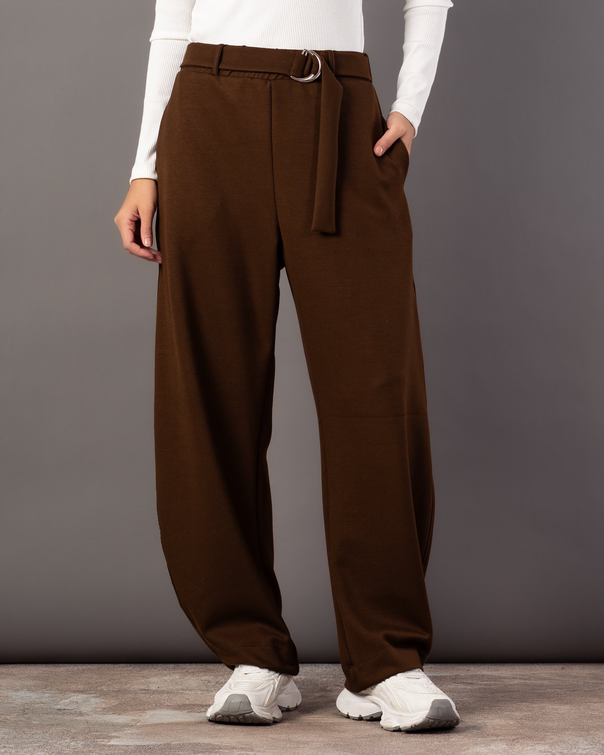 Plain Trouser – With Belt (Smooth Fabric)