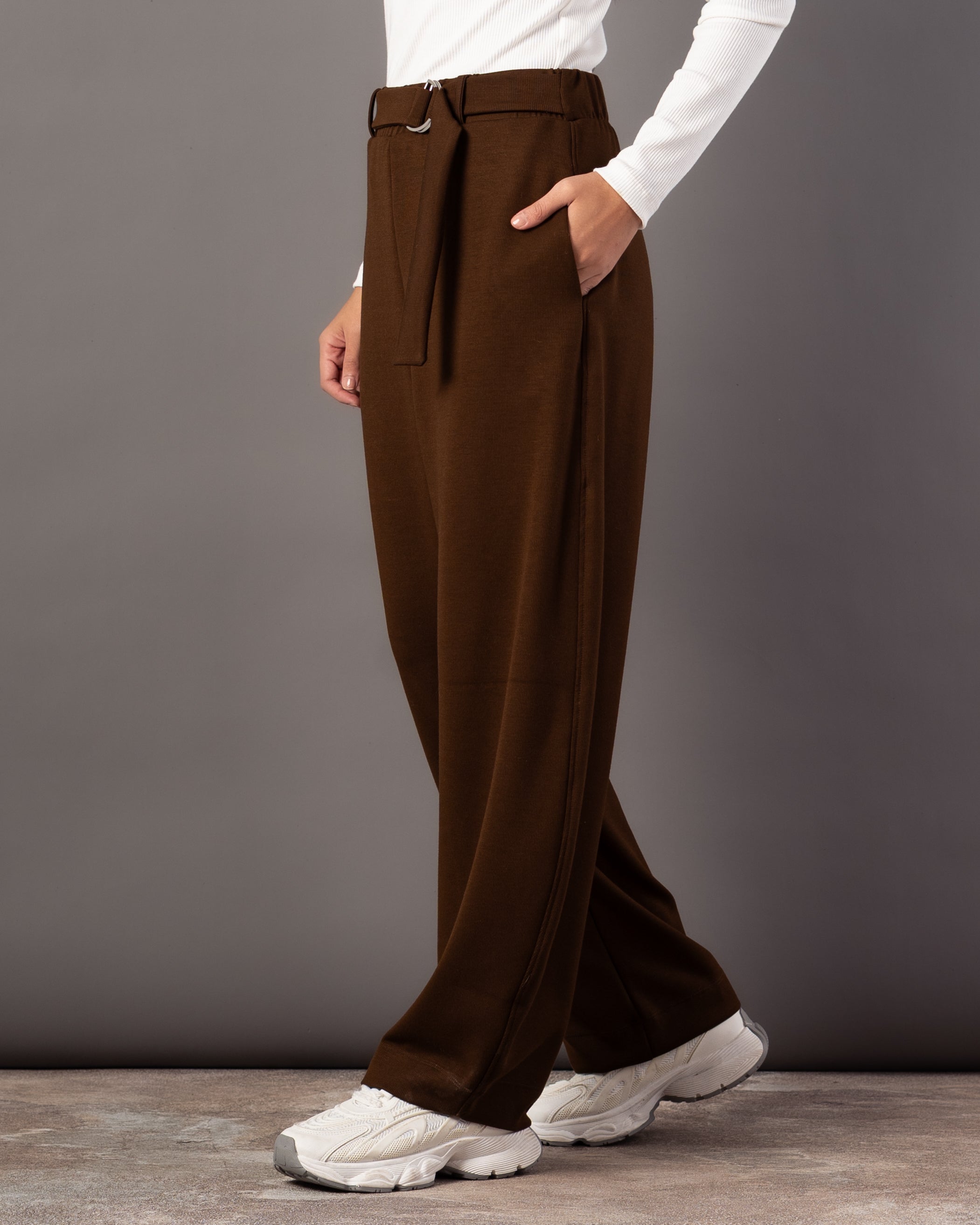 Plain Trouser – With Belt (Smooth Fabric)
