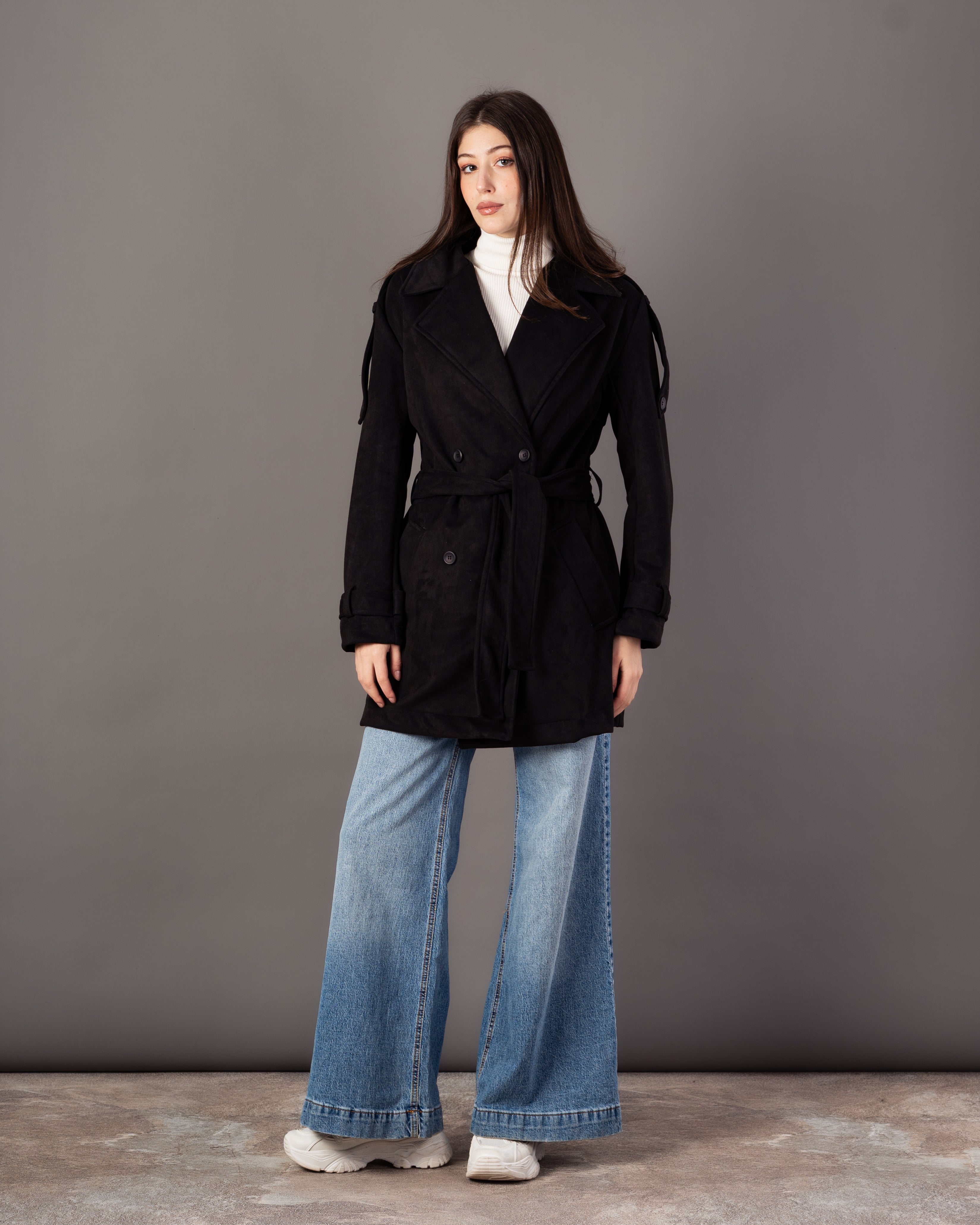Soft-Fabric Jacket – Plain (With Belt)