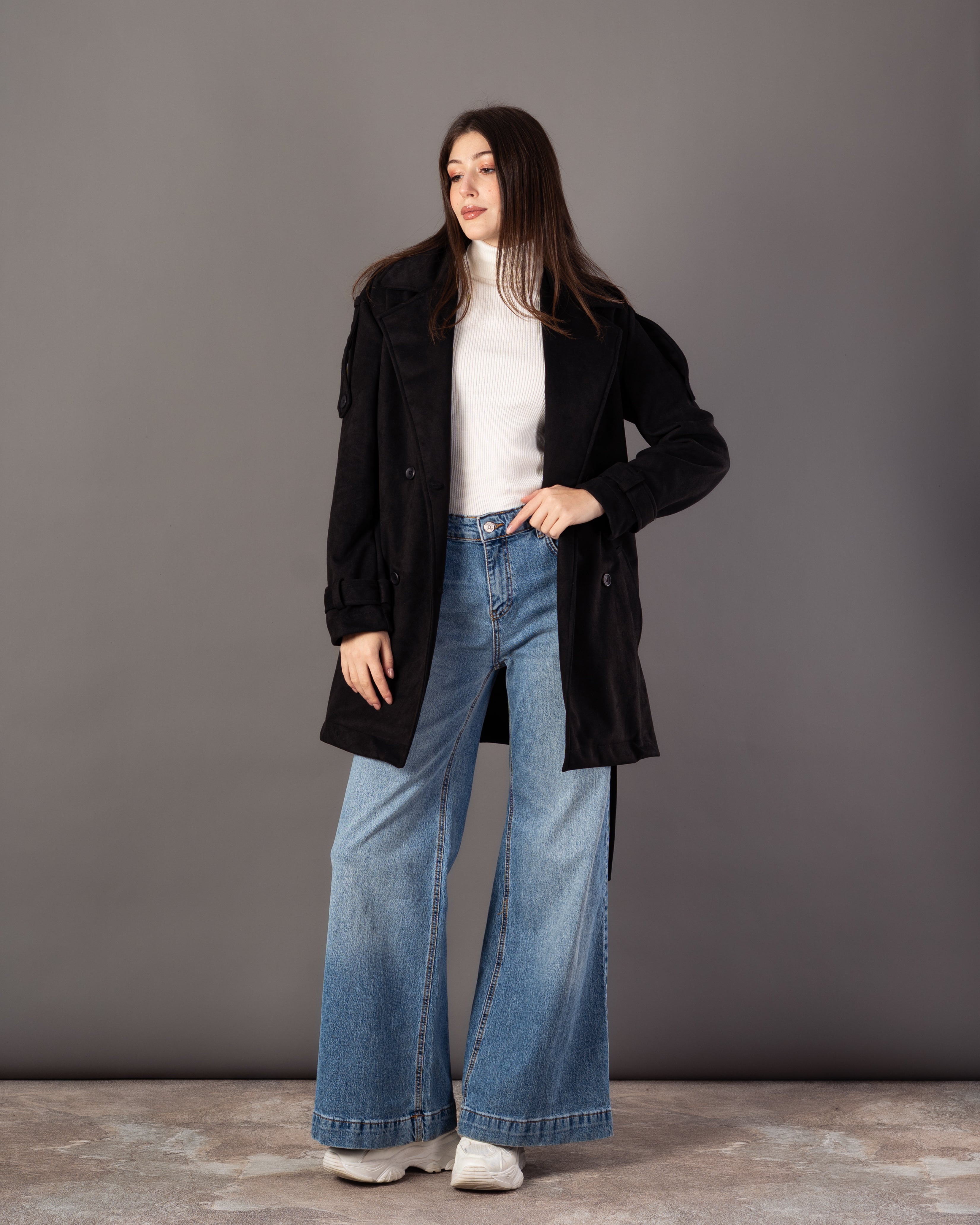 Soft-Fabric Jacket – Plain (With Belt)