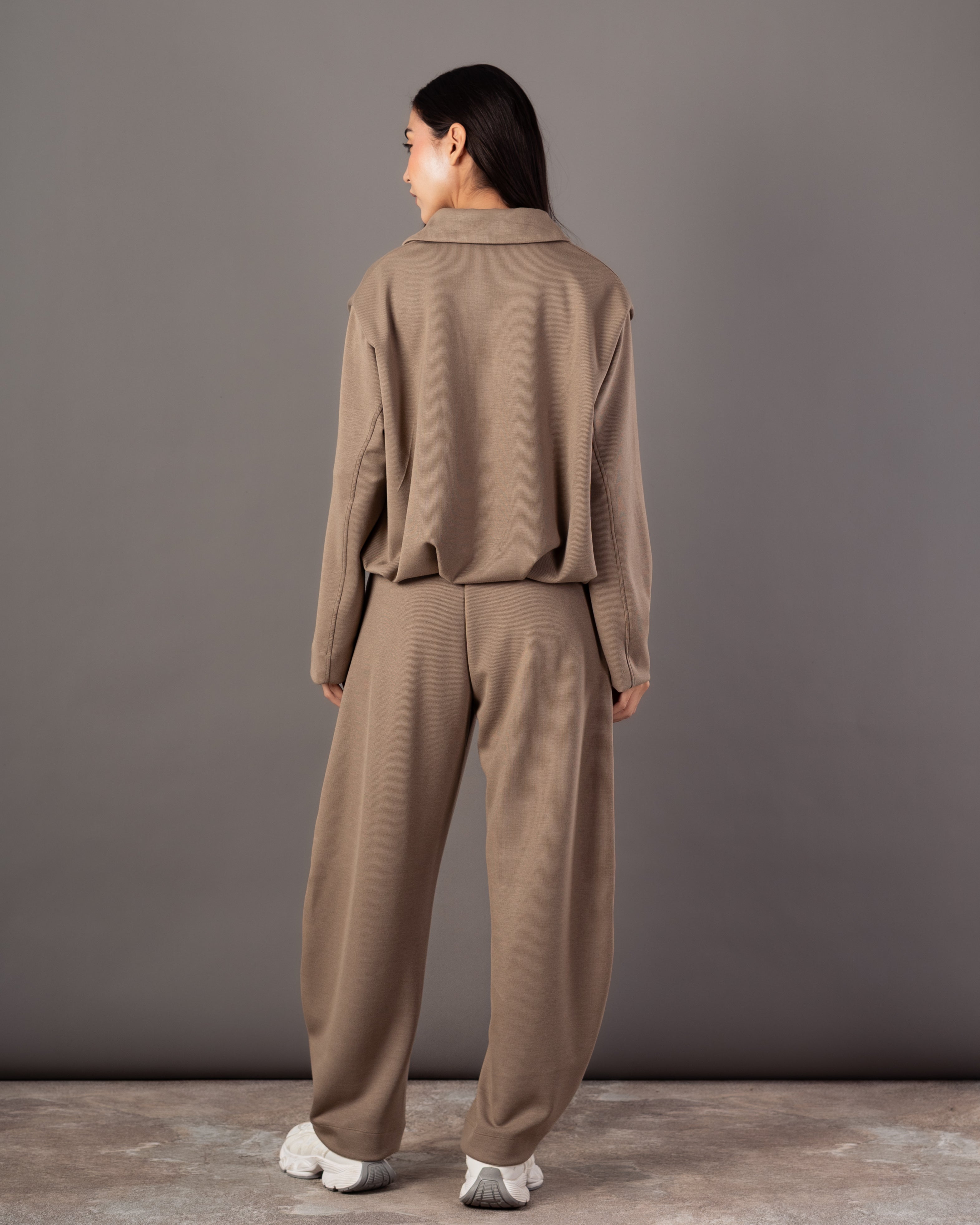 Zipper Sweatshirt – Plain (Collar)