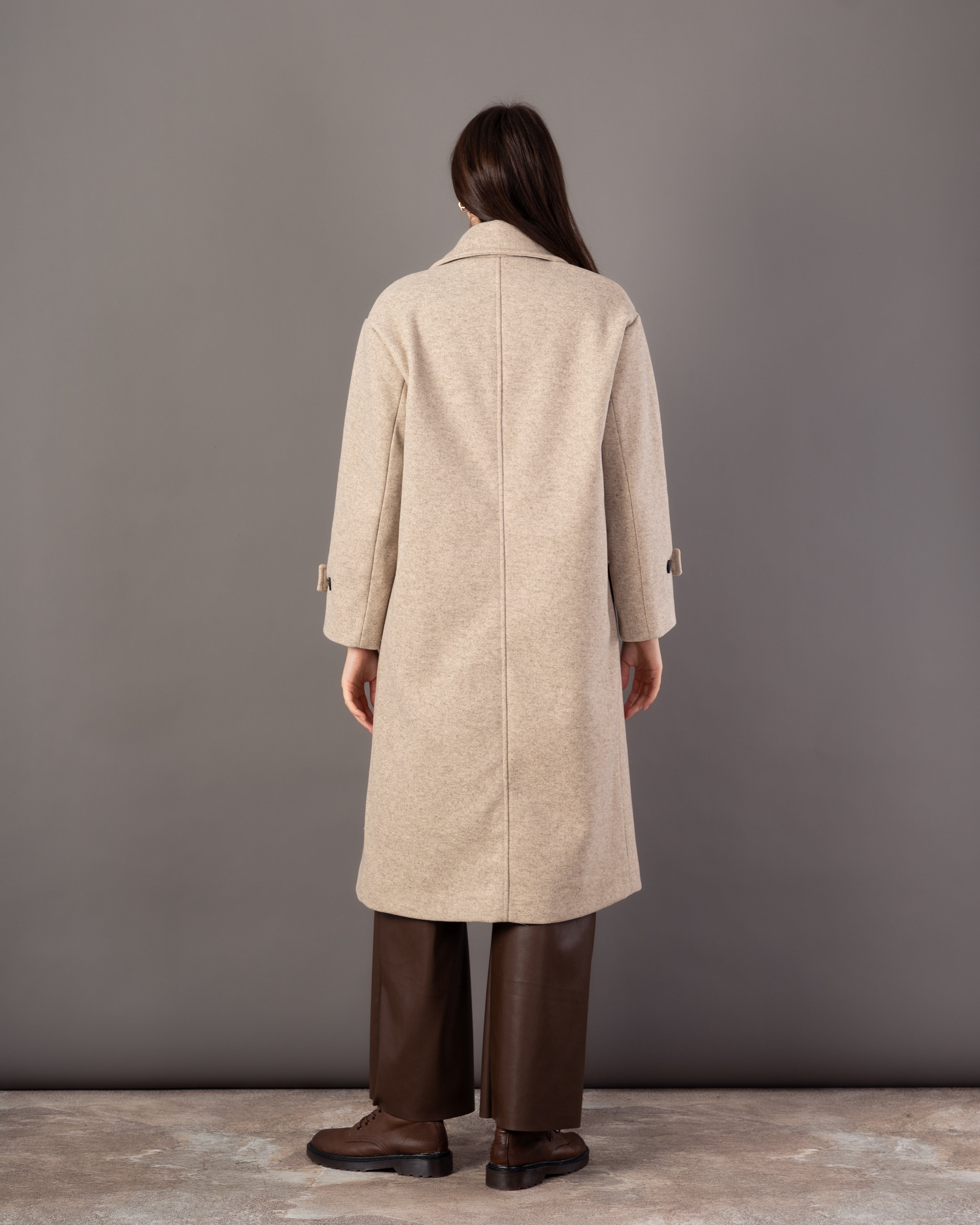 Plain Trench Coat – (2 Buttons)
