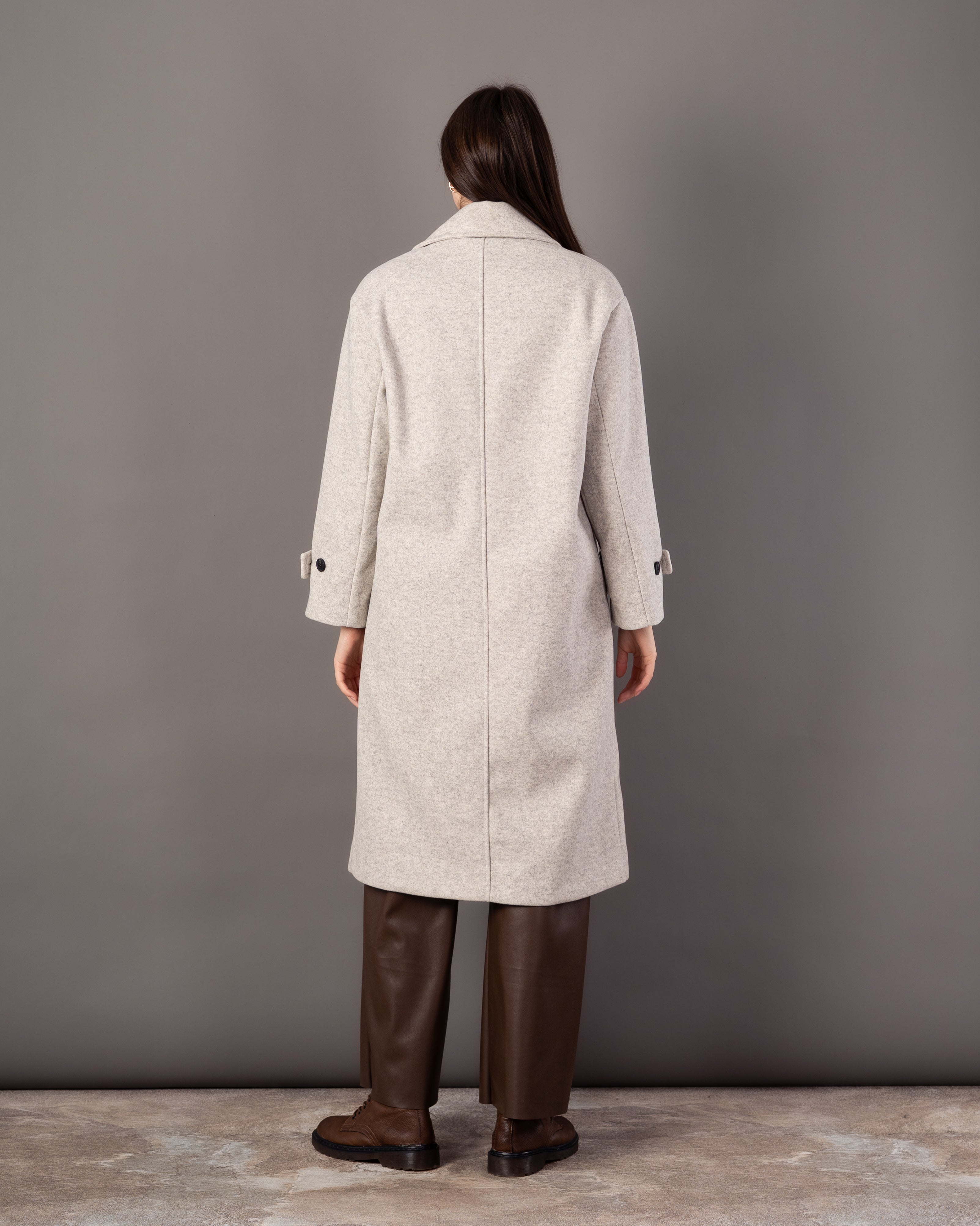 Plain Trench Coat – (2 Buttons)