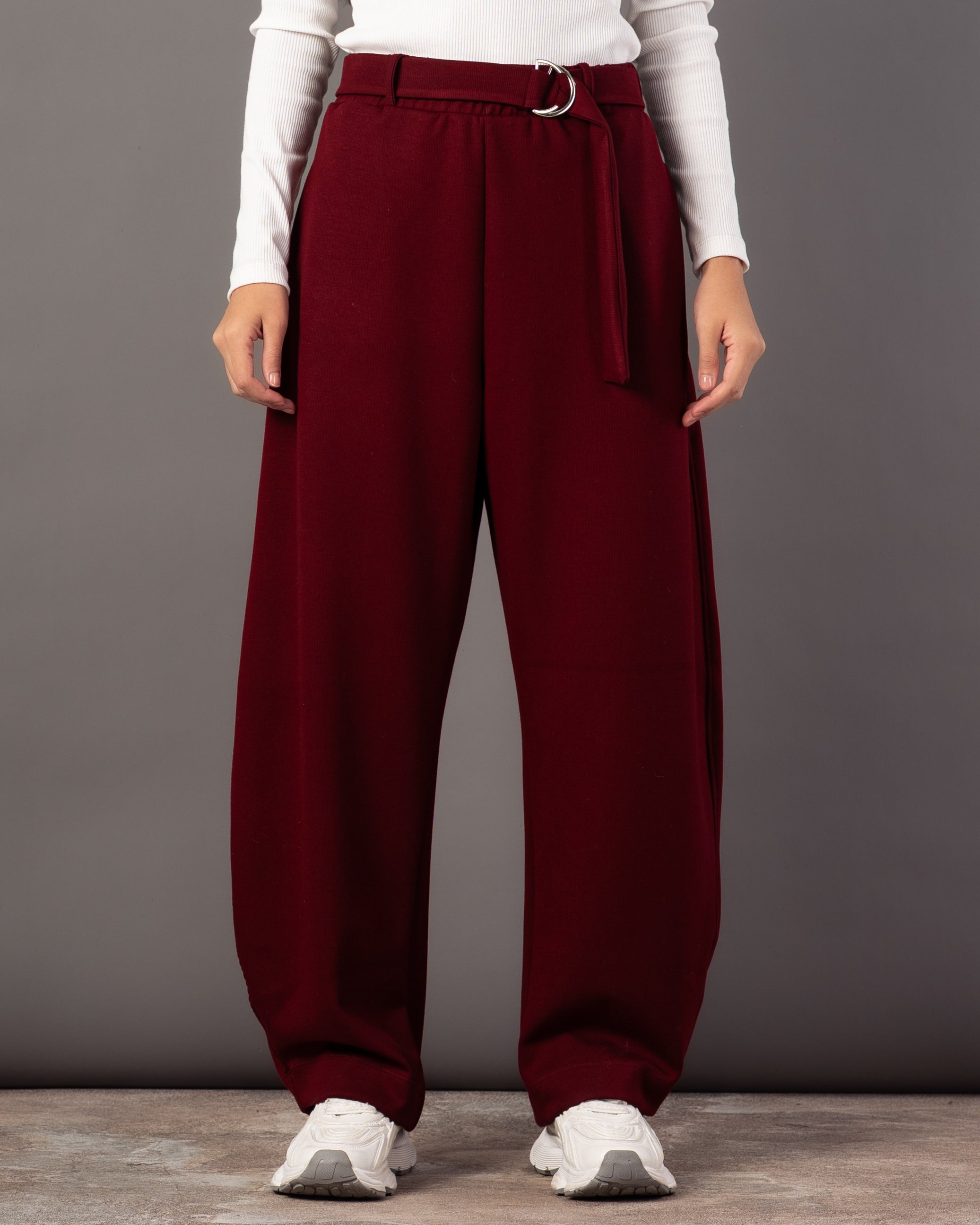 Plain Trouser – With Belt (Smooth Fabric)