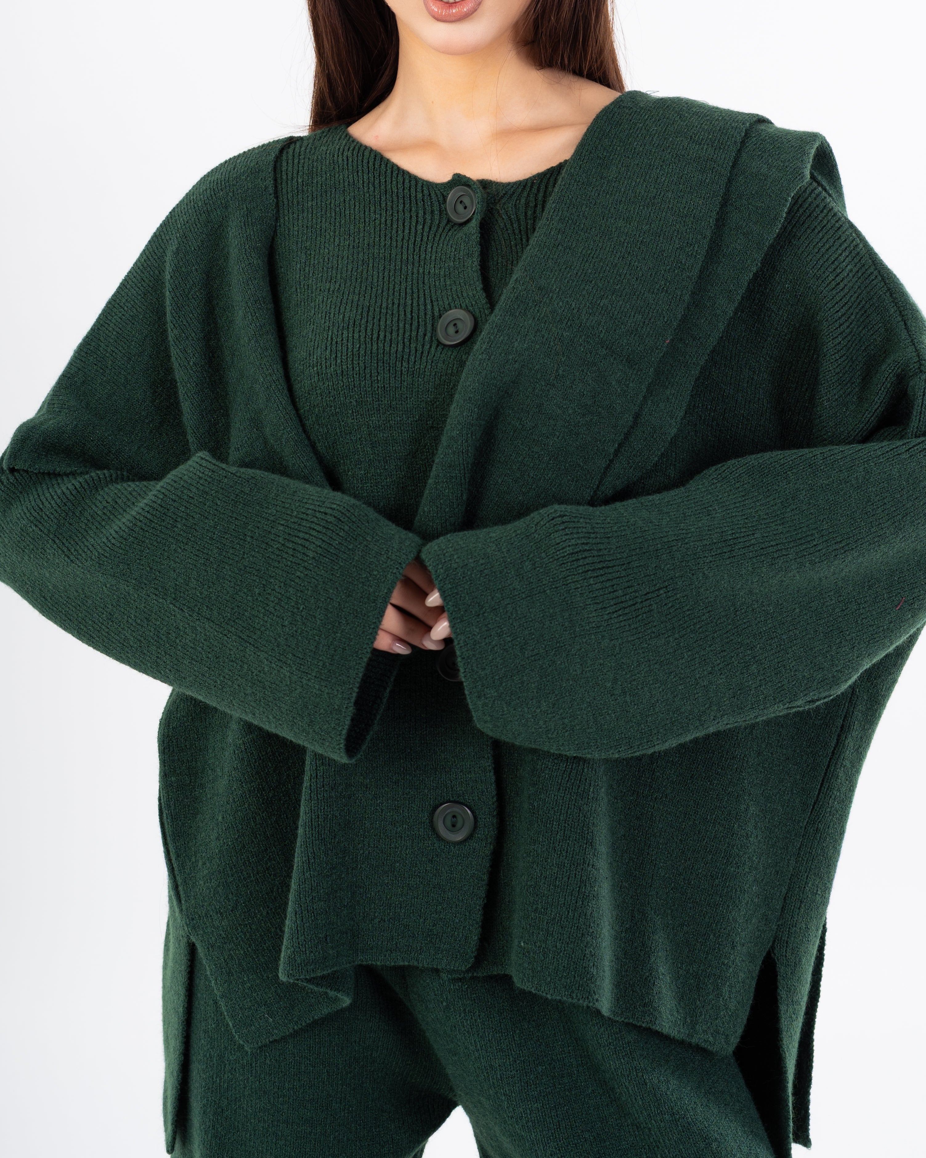 بدلة تريكو – مع وشاح