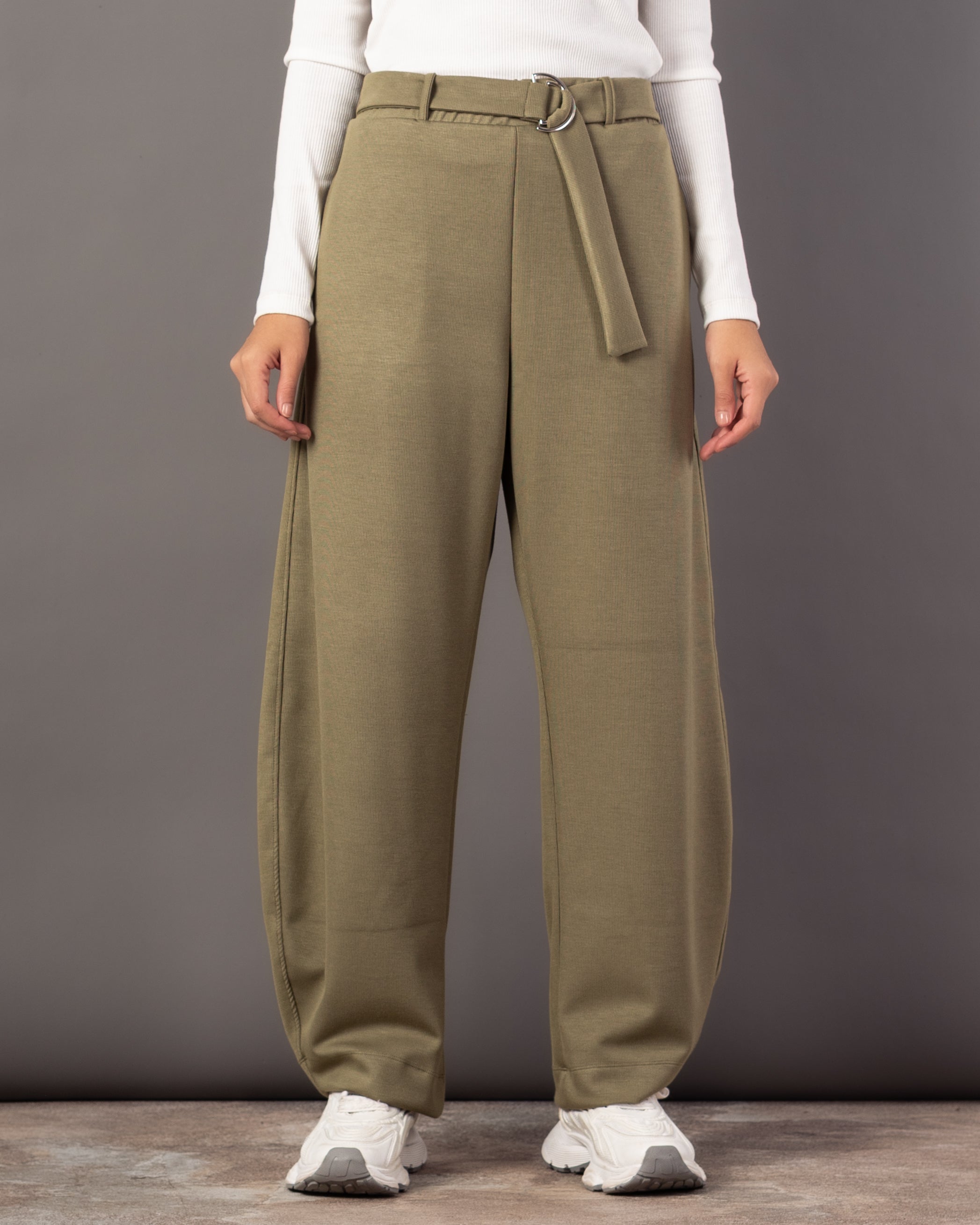 Plain Trouser – With Belt (Smooth Fabric)