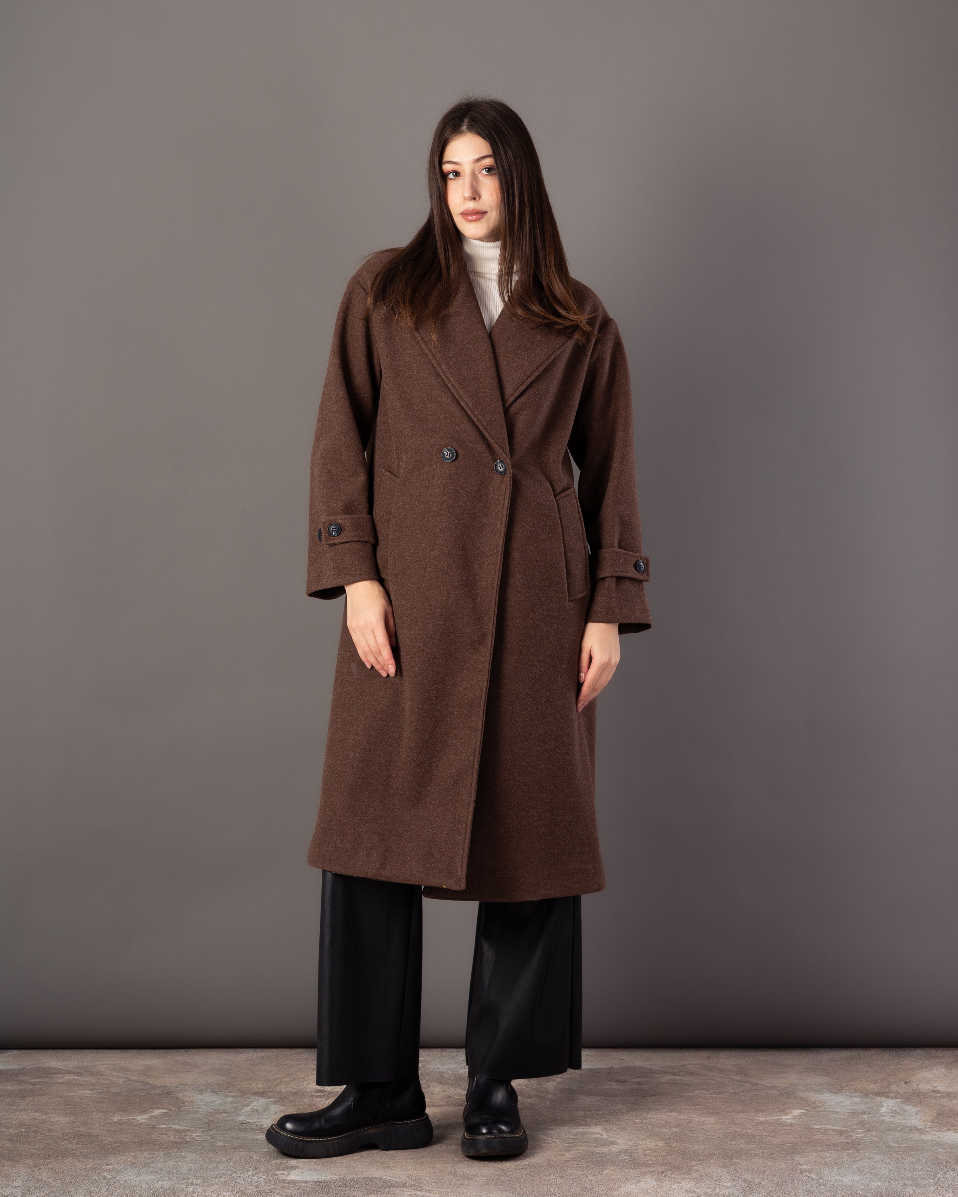 Plain Trench Coat – (2 Buttons)